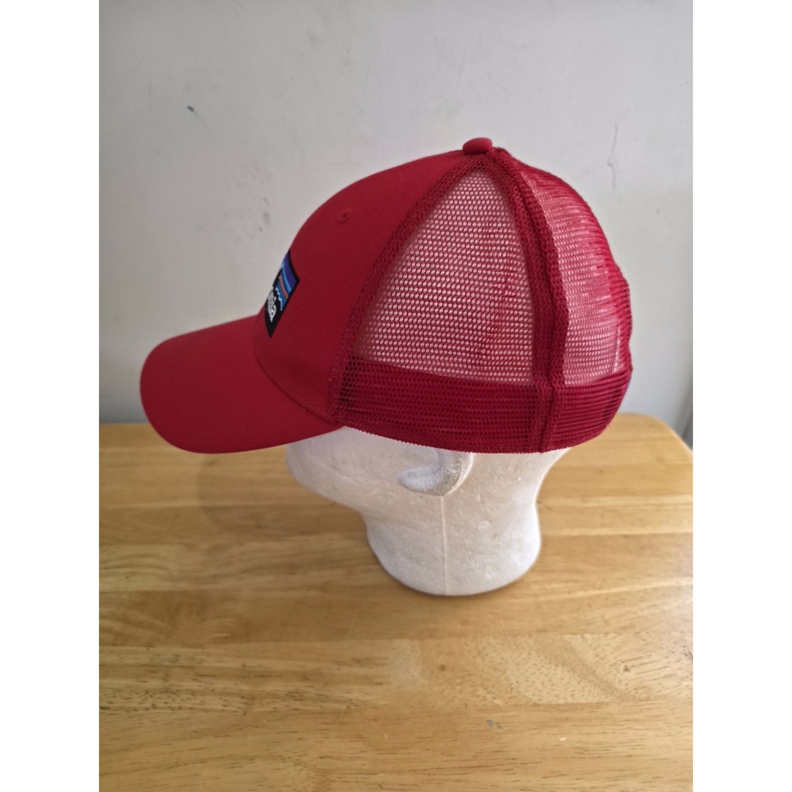 Patagonia Patagonia Snapback Trucker Hat Red One Size Adjustable Mesh Size ONE SIZE - 2 Thumbnail