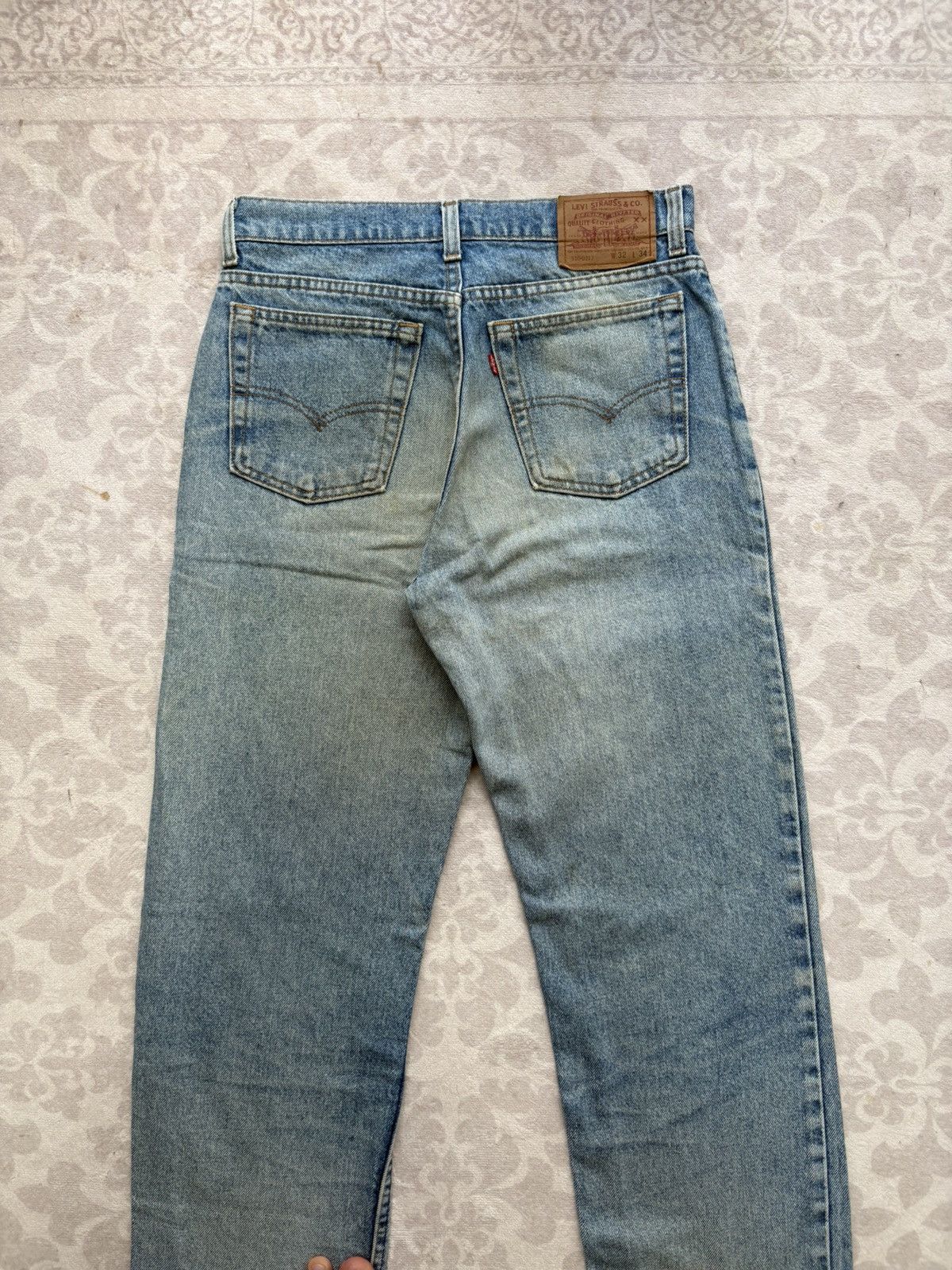 Levi's Vintage Clothing 90’s Levi's 510 Stone Washed/Light Indigo Denim Jeans Size US 32 / EU 48 - 13 Thumbnail