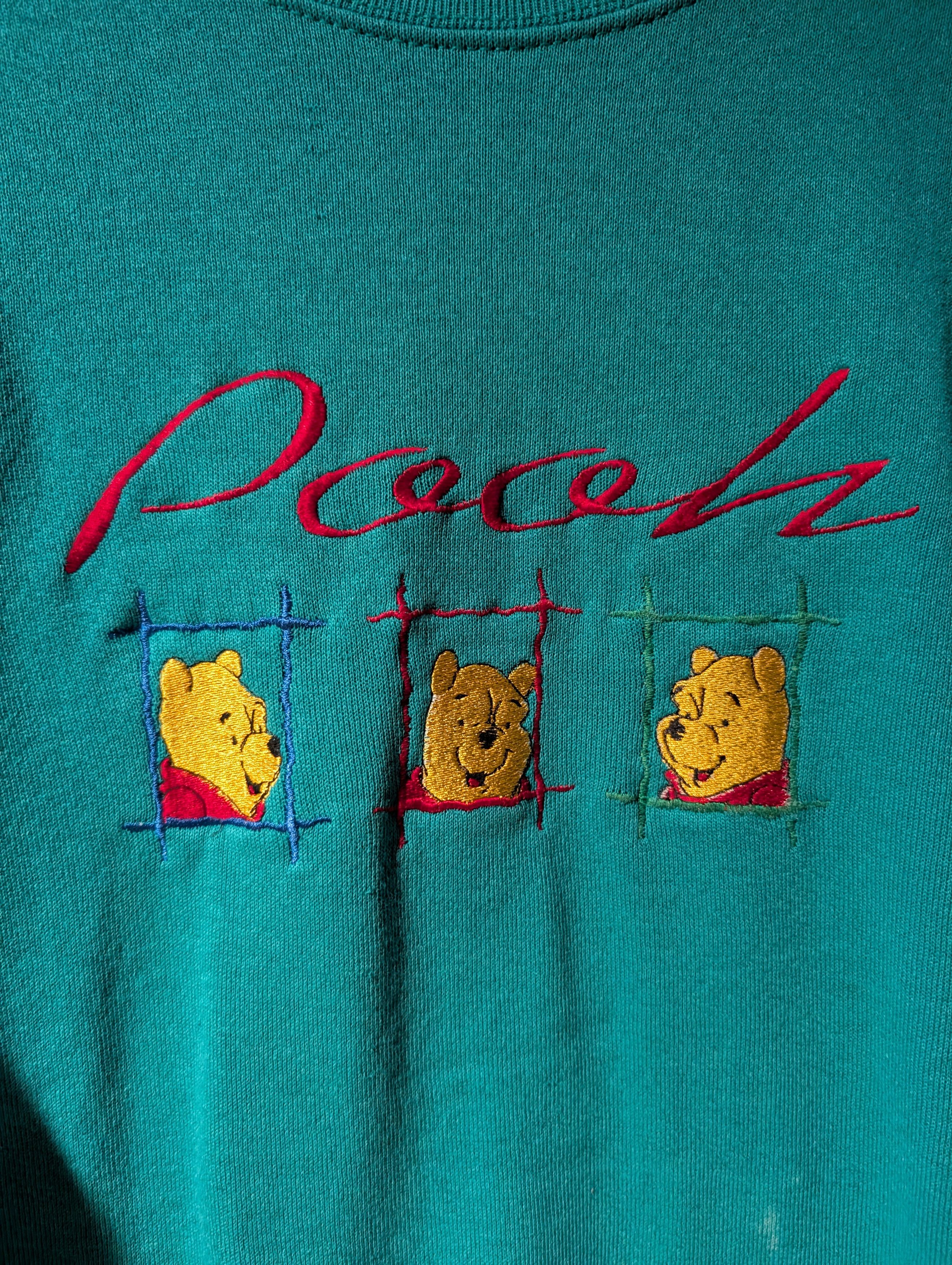 Disney Vintage 90s Winnie The Pooh Sweatshirt Disney World Size M / US 6-8 / IT 42-44 - 2 Thumbnail