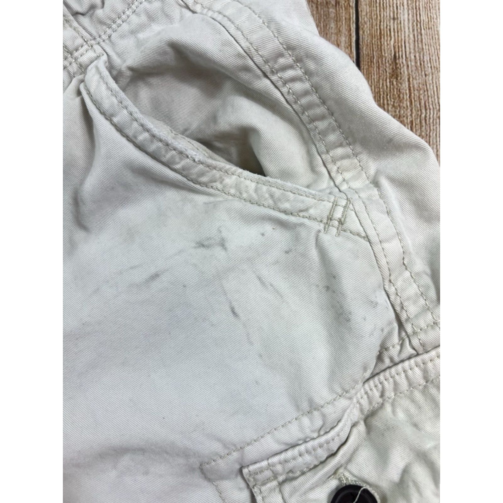 American Eagle Outfitters Mens American Eagle Shorts White 31 Cargo Classic Regular Size US 31 - 5 Thumbnail