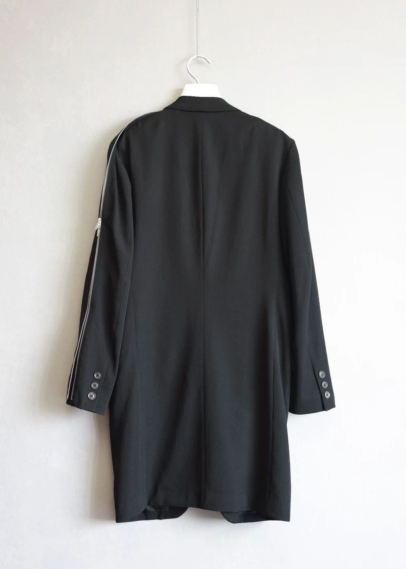 Yohji Yamamoto Yohji Yamamoto Yohji Yamamoto Long Coat with Side Zipper Size US M / EU 48-50 / 2 - 2 Thumbnail