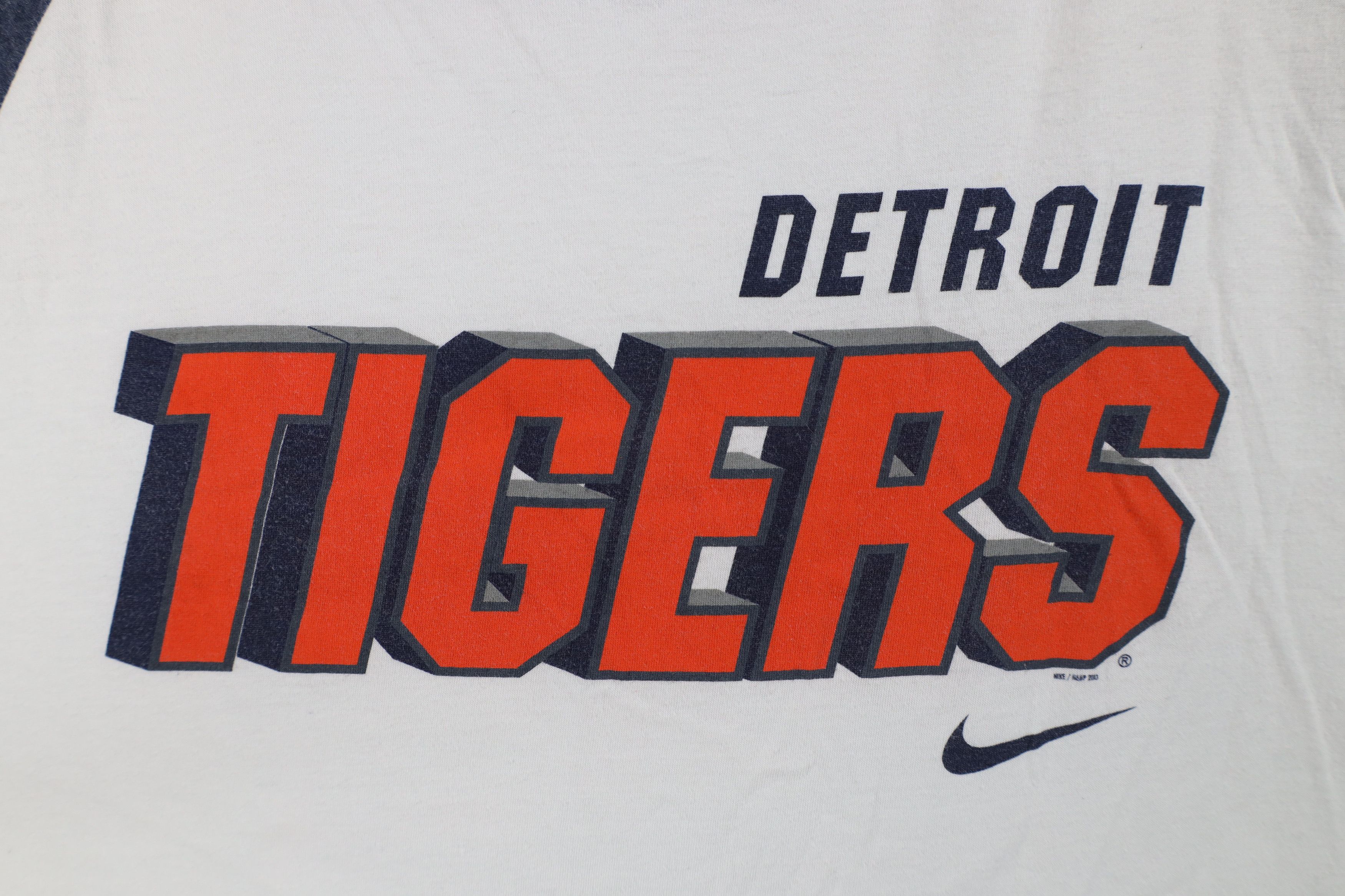 Nike Vintage Y2K Nike Tigers Baseball Raglan Jersey T-Shirt Size US XL / EU 56 / 4 - 6 Thumbnail