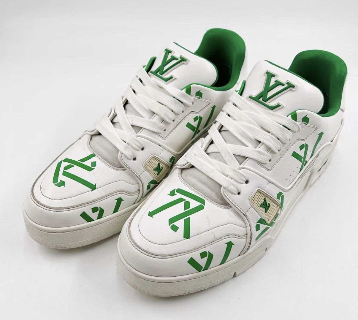 Louis Vuitton Louis Vuitton LV Trainer Eco-Friendly Low-Top Sneakers K12 Size US 8.5 / EU 41-42 - 1 Thumbnail
