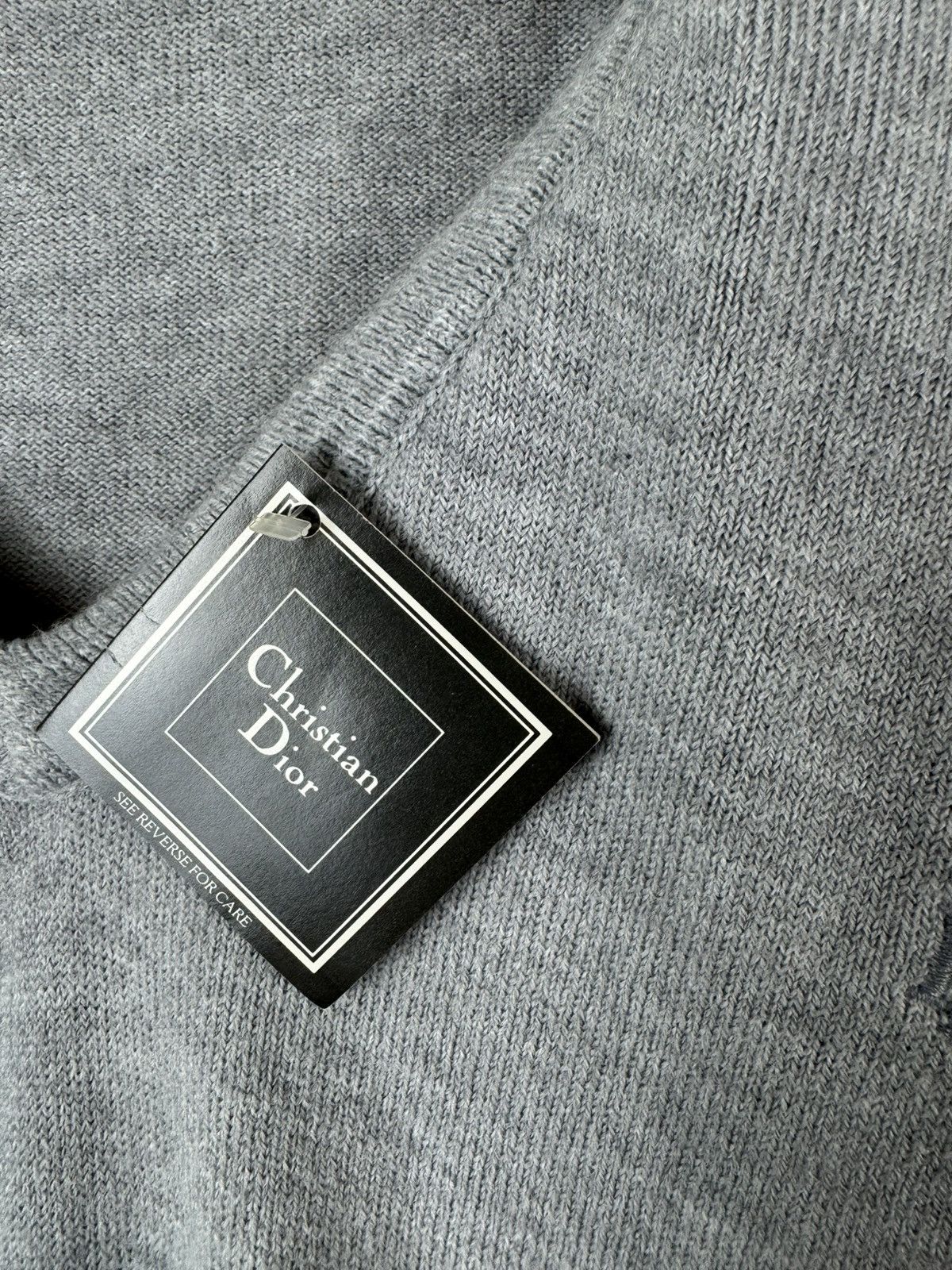 Dior Vintage Christian Dior Sweater Mens Medium Monsieur Vest 90s Size US L / EU 52-54 / 3 - 3 Thumbnail