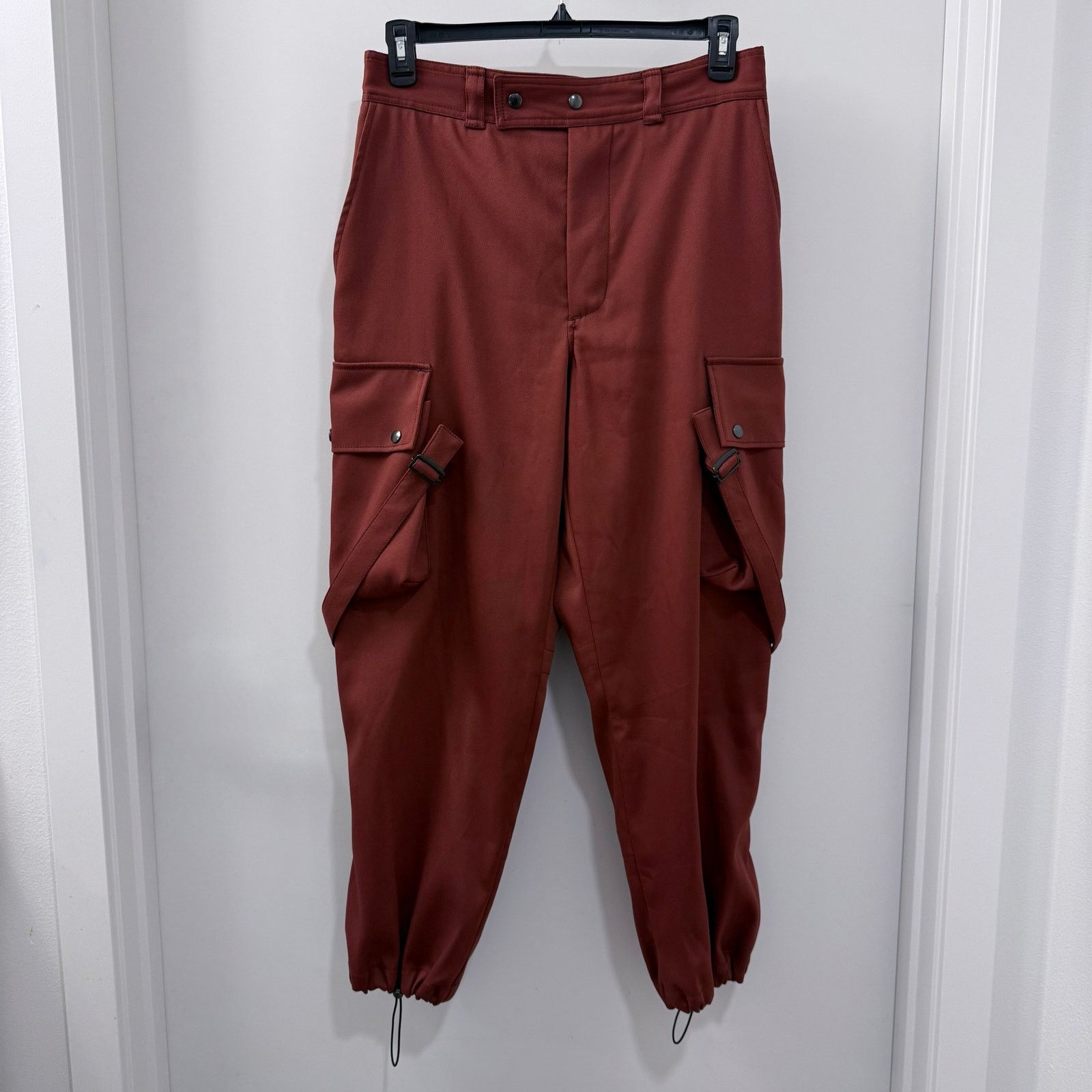 Bluemarble Rare Luxury Bluemarble Paris Brick Red Utility Cargo Pants Size US 32 / EU 48 - 1 Thumbnail