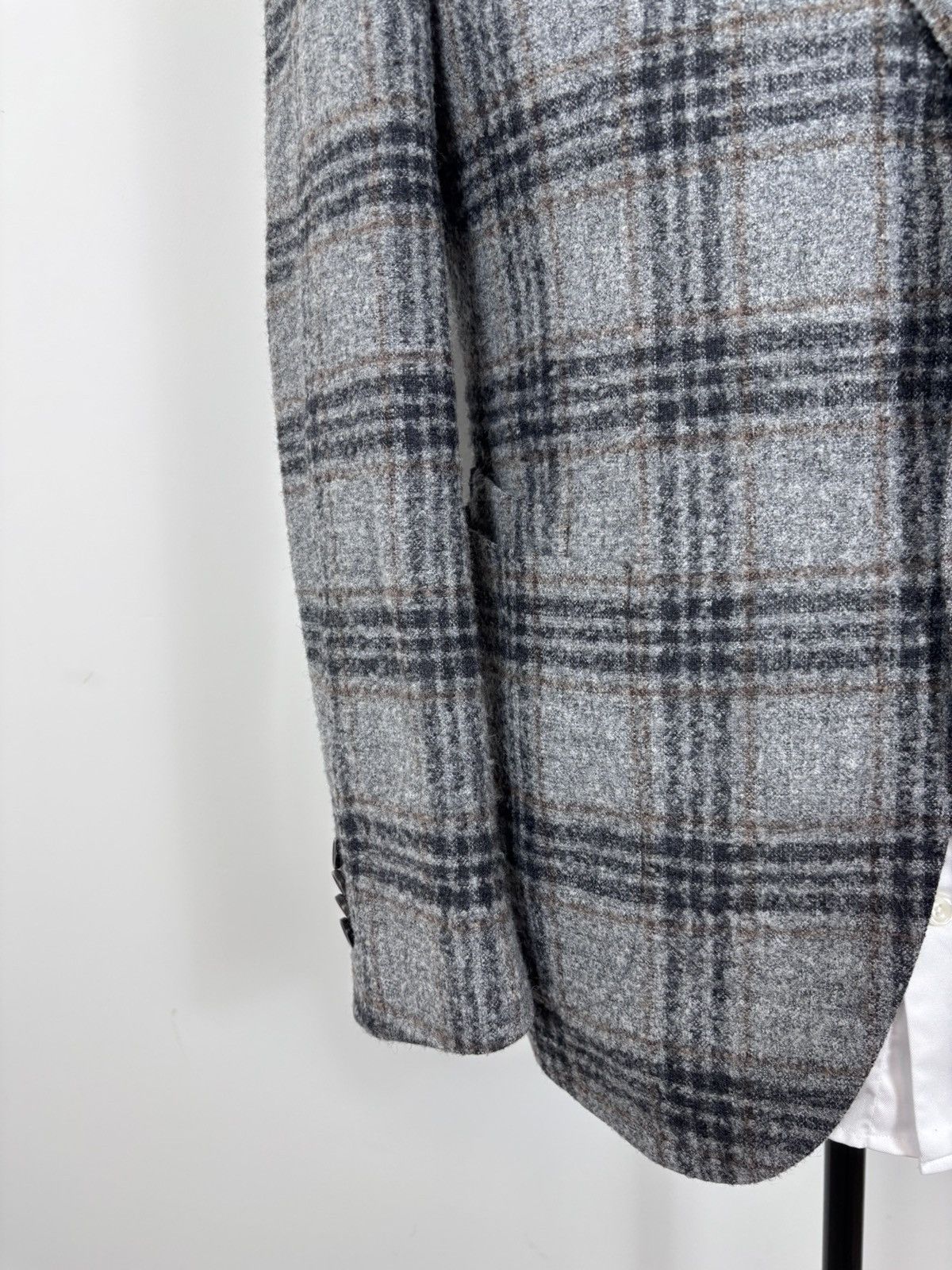 Luigi Bianchi Luigi Bianchi Sartoria Loro Piana Alpaca Wool Blazer Jacket Size 40R - 5 Thumbnail