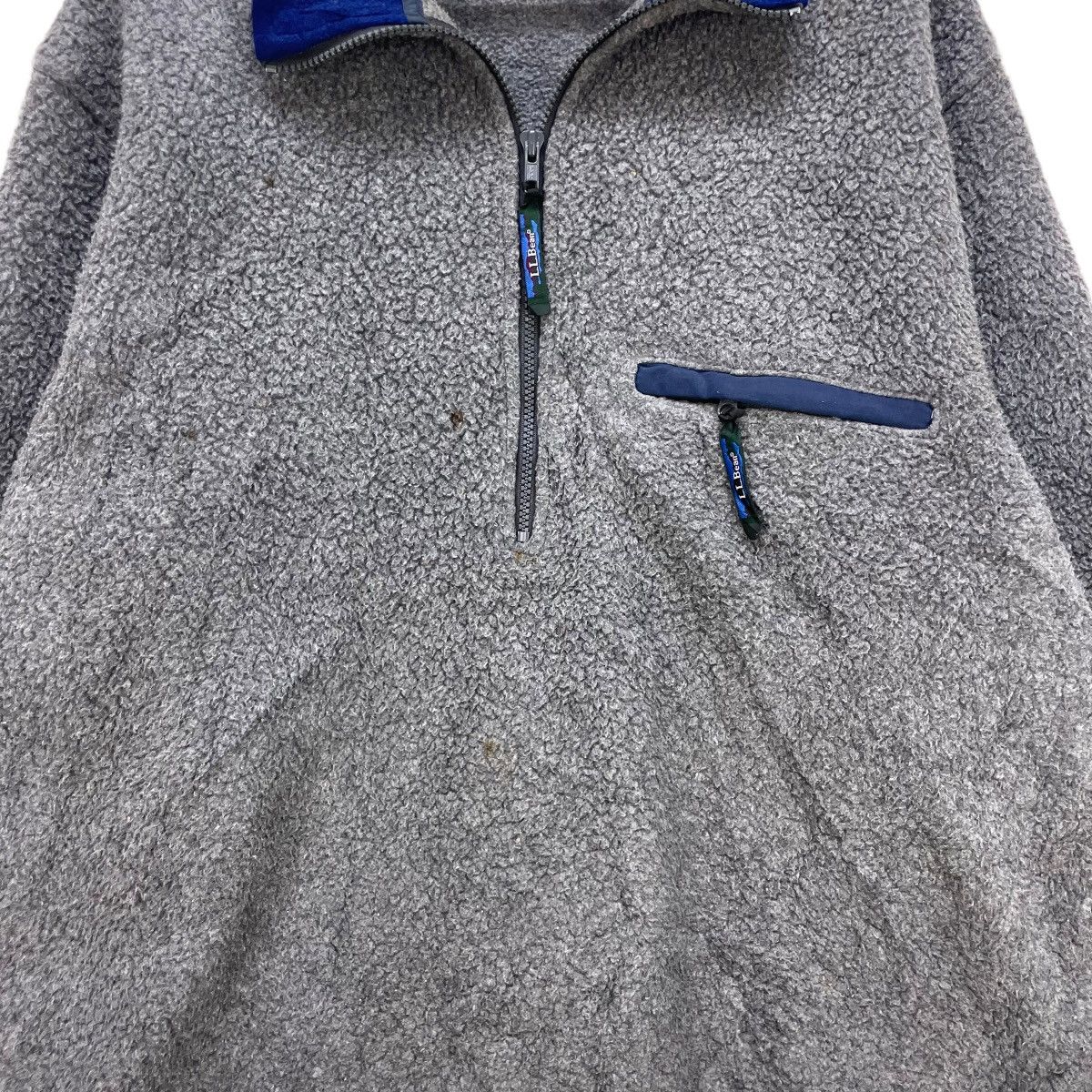 L.L. Bean 💥Vintage Ll Bean Deep Pile Half Zipper Pull over Jacket Size US M / EU 48-50 / 2 - 4 Thumbnail