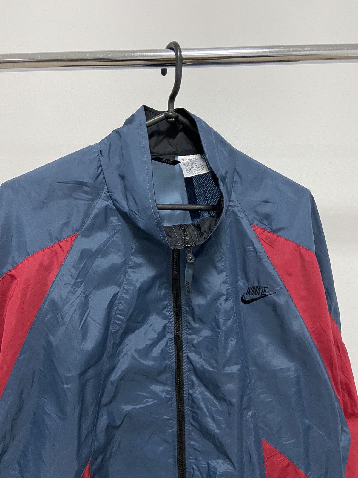 Nike × Vintage Nike Vintage Jacket Windbreaker Small Logo 90s Y2K Nylon Size US XL / EU 56 / 4 - 2 Thumbnail