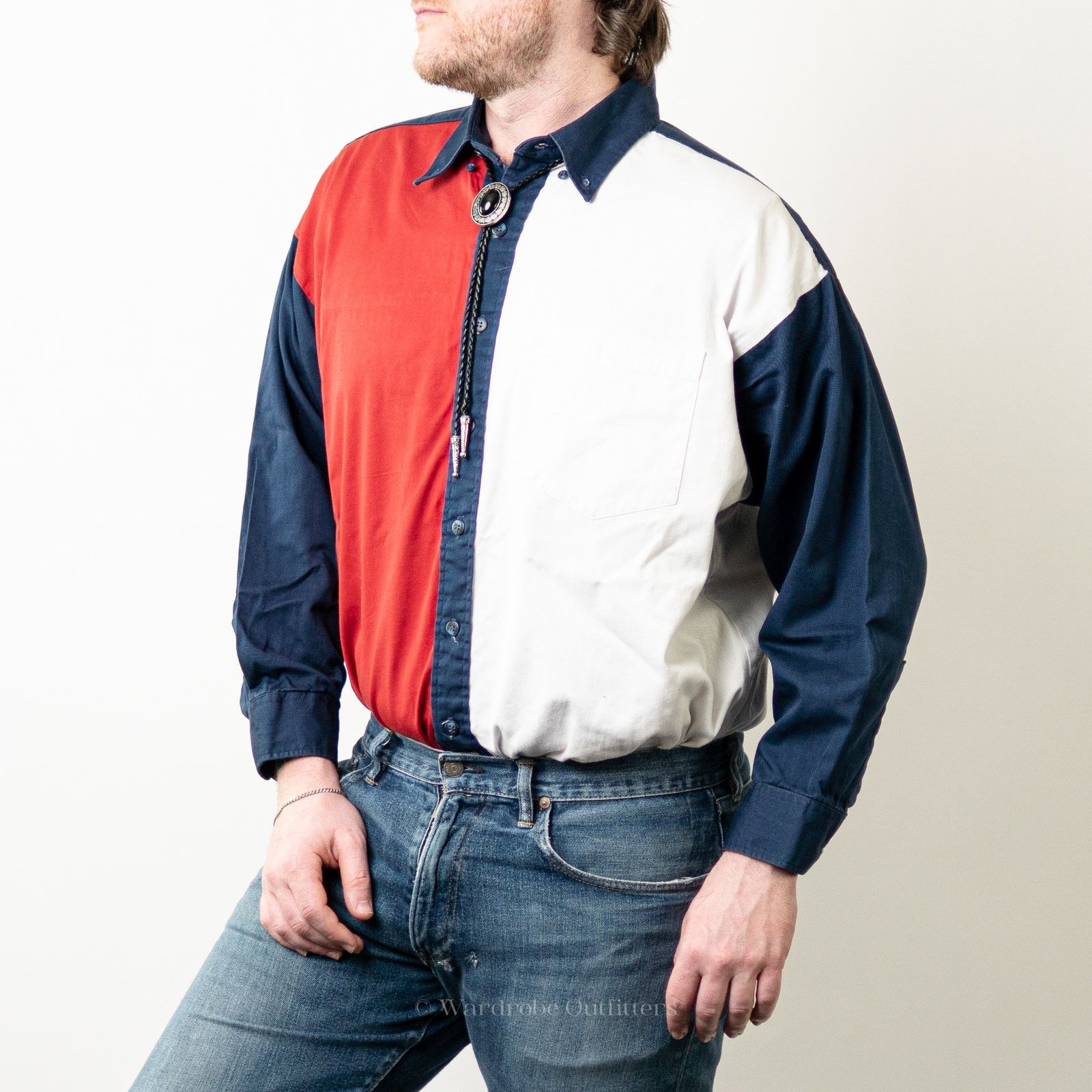 Panhandle Slim Vintage 90s Western TEXAS Flag Button Up by Panhandle Slim Size US L / EU 52-54 / 3 - 2 Thumbnail
