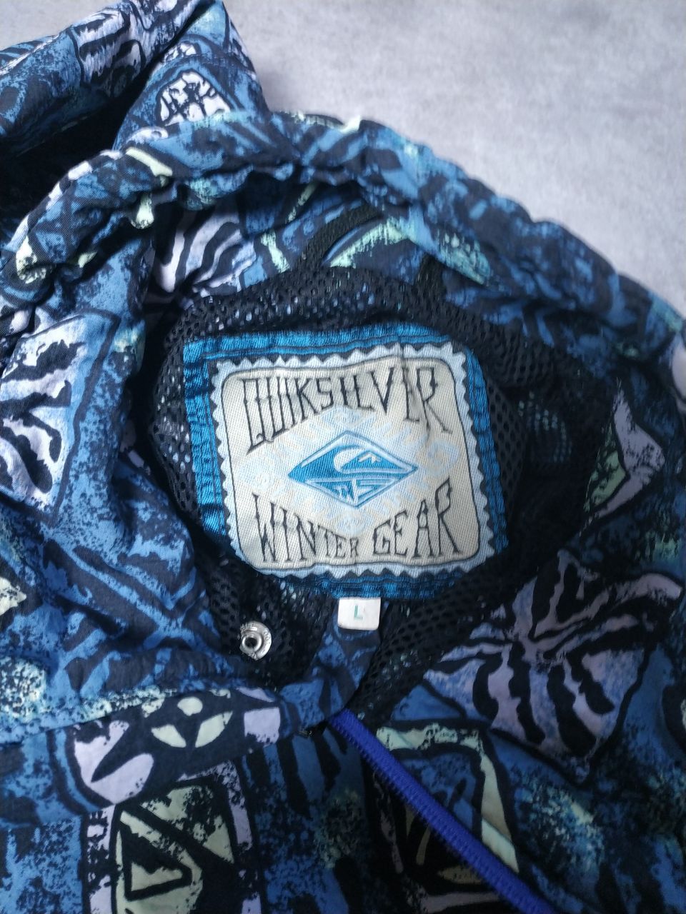 Quiksilver Vintage Quiksilver Anorak Jacket Y2K Full Print Size US L / EU 52-54 / 3 - 3 Thumbnail