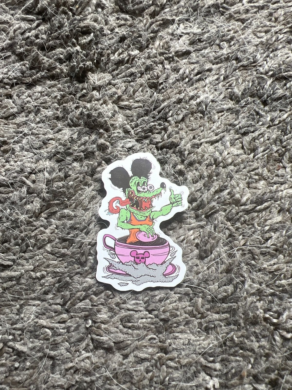 Hypebeast Rat Fink Rat Coffee Sticker Size ONE SIZE - 1 Thumbnail
