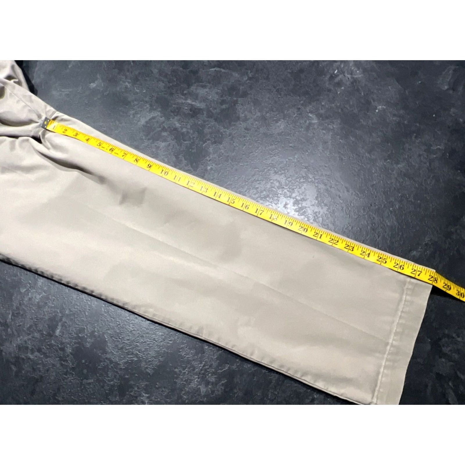 Vintage St. John's Bay Pants Khaki Beige Straight Chino Mens 38 X 29 Slim Classic Flat Front Belt Loops Size US 38 / EU 54 - 4 Thumbnail