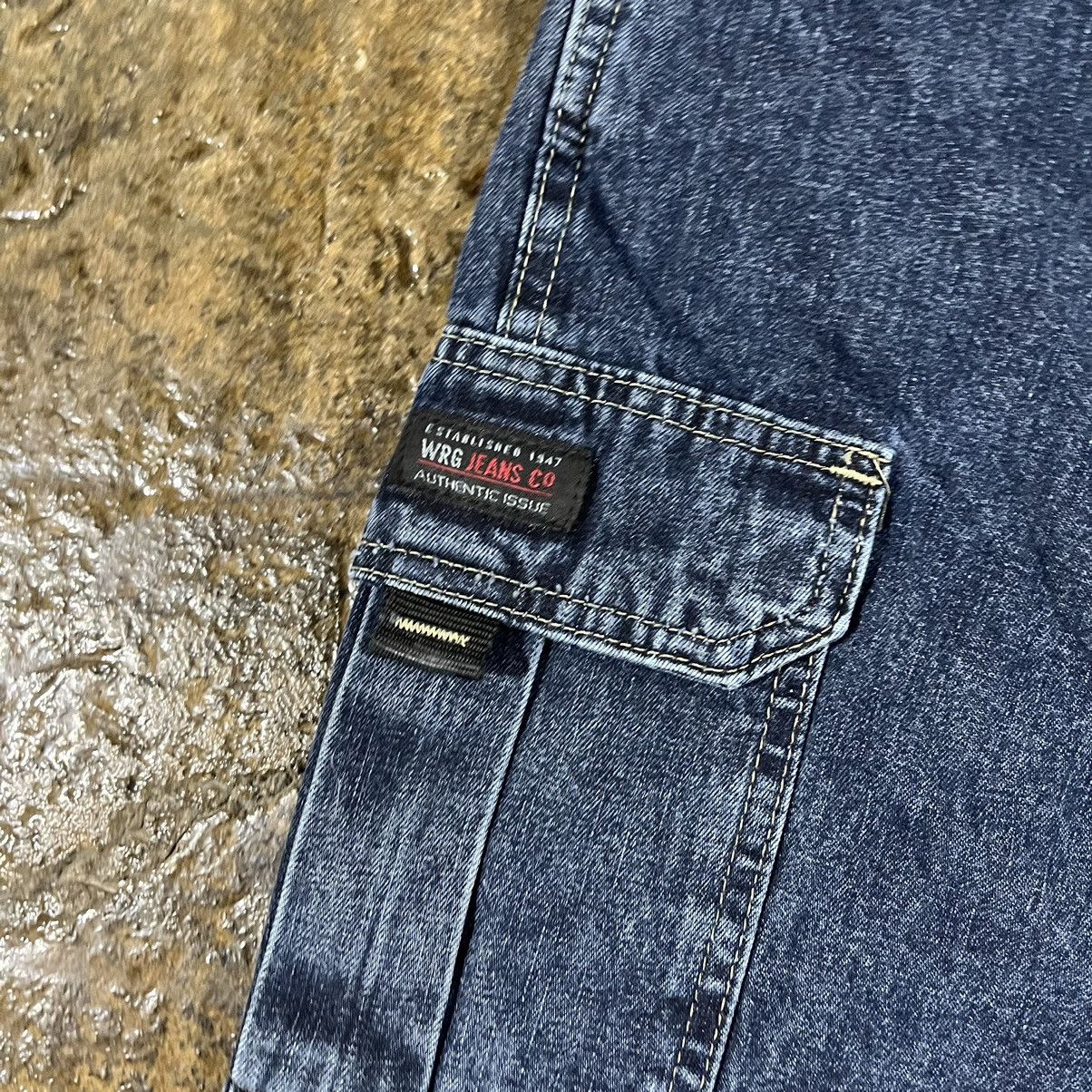 JNCO × Vintage × Wrangler Crazy Y2K Baggy Cargo Jorts JNCO Utility Skater Shorts Size US 29 - 5 Thumbnail
