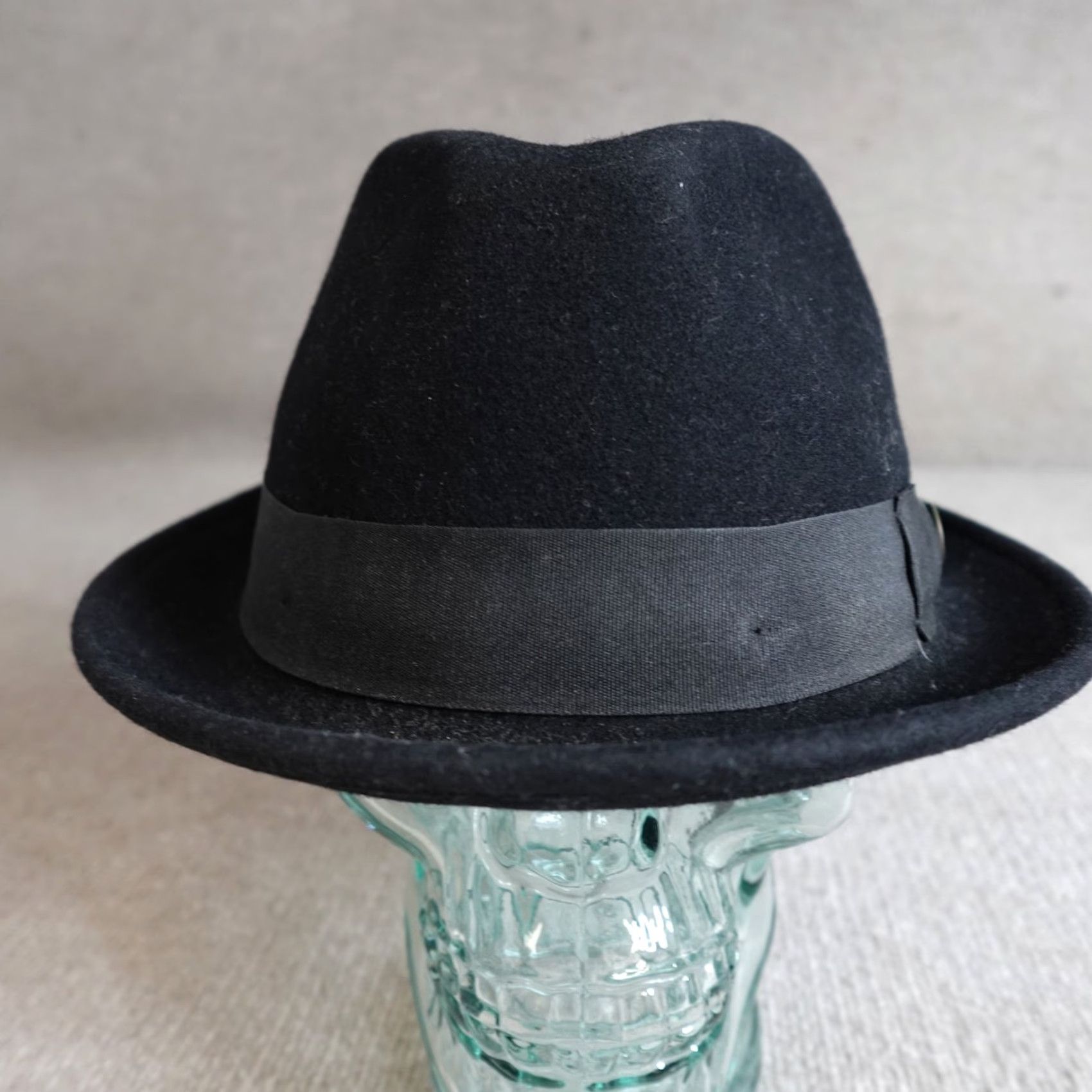 Goorin Bros. Goorin Bros Hat Fedora 2XL Black Wool 100% Felt Mens Fedora Casual Black 2XL Winter Spring 2XL Mens Size ONE SIZE - 2 Thumbnail