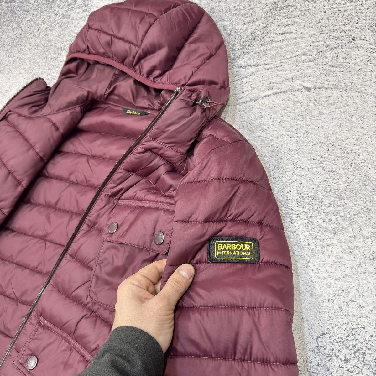 Barbour Barbour International Ouston Hooded Jacket L size Size US L / EU 52-54 / 3 - 16 Thumbnail