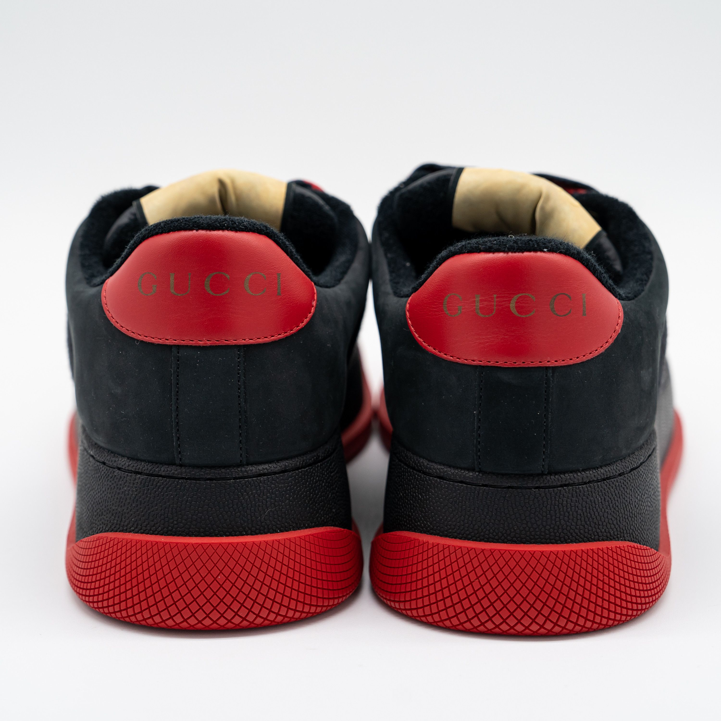 Gucci 10us Gucci Double Screener GG Black Red Chunky Sneakers Size US 10 / EU 43 - 5 Thumbnail