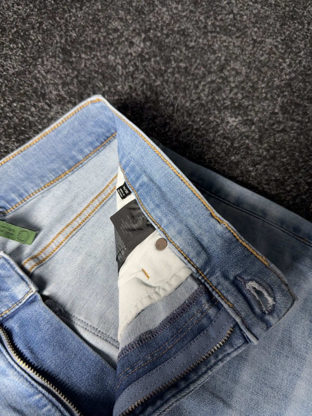 G-Star Y2K 00s G-Star RAW Revend Skinny Light Blue Denim Jeans Size US 32 / EU 48 - 8 Thumbnail