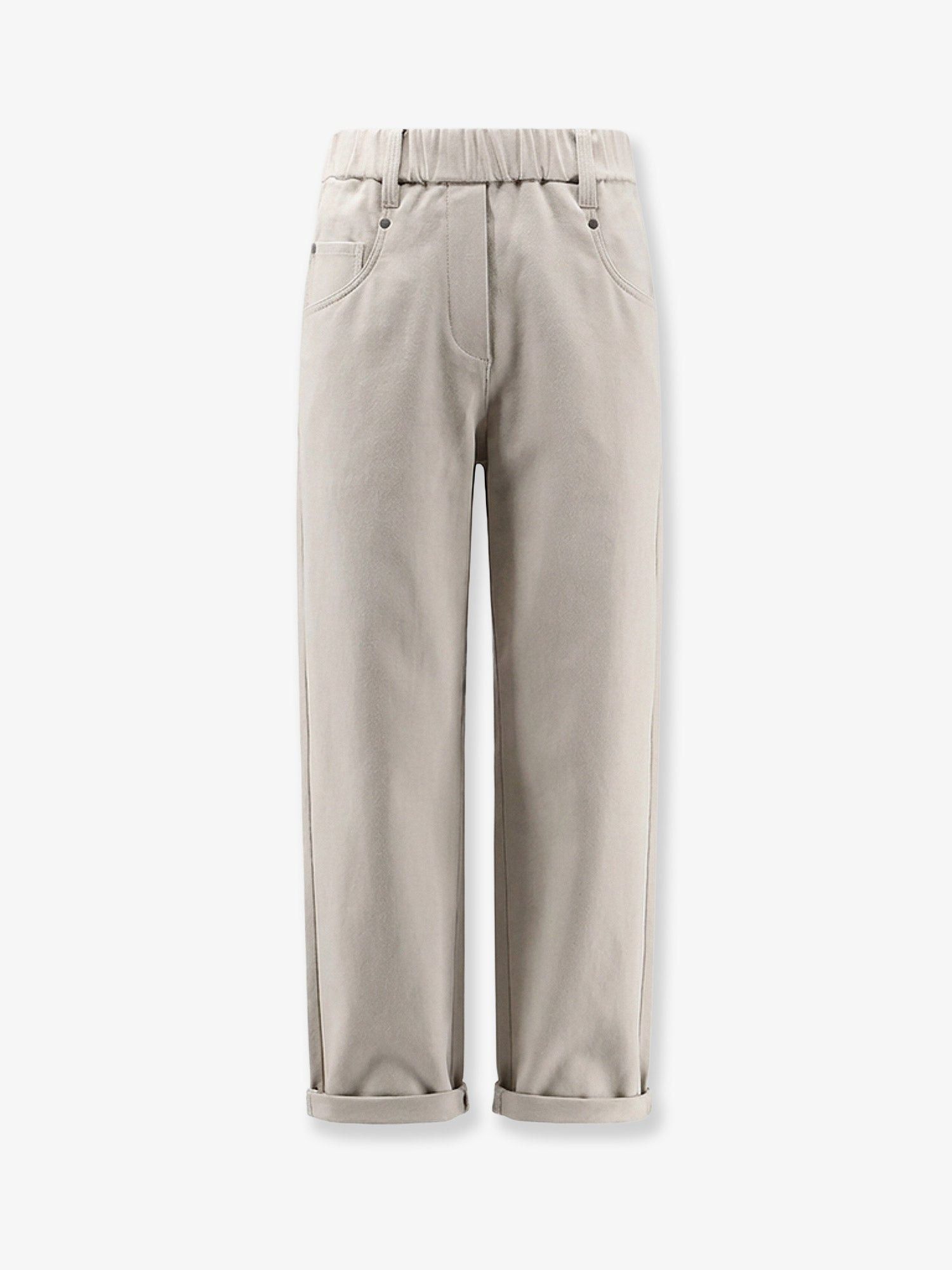 Brunello Cucinelli Cotton Trousers Size 28" / US 6 / IT 42 - 1 Thumbnail