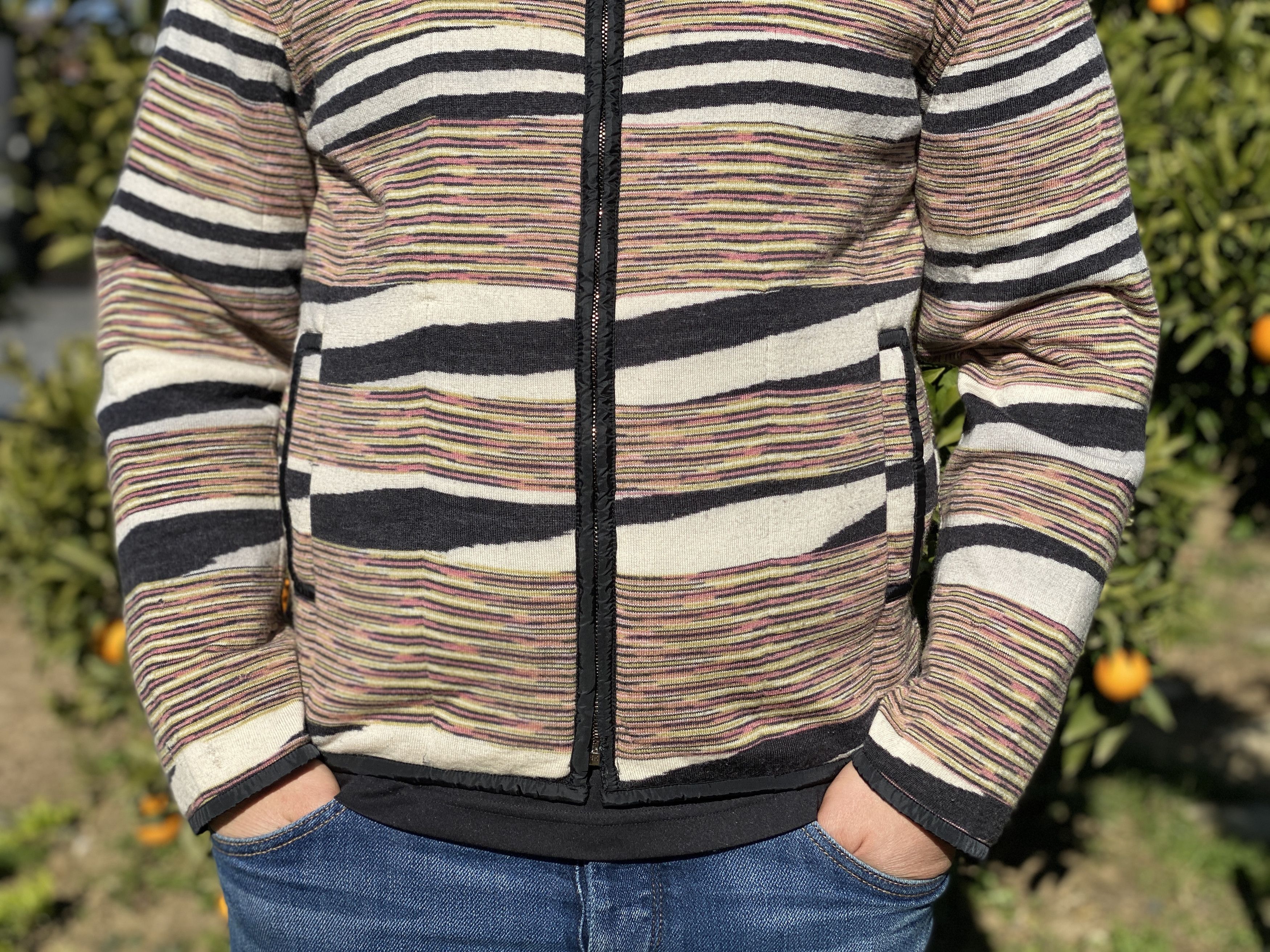 Missoni Missoni Reversible Double Sided Bomber Hooded Size 50 M Size US M / EU 48-50 / 2 - 7 Thumbnail