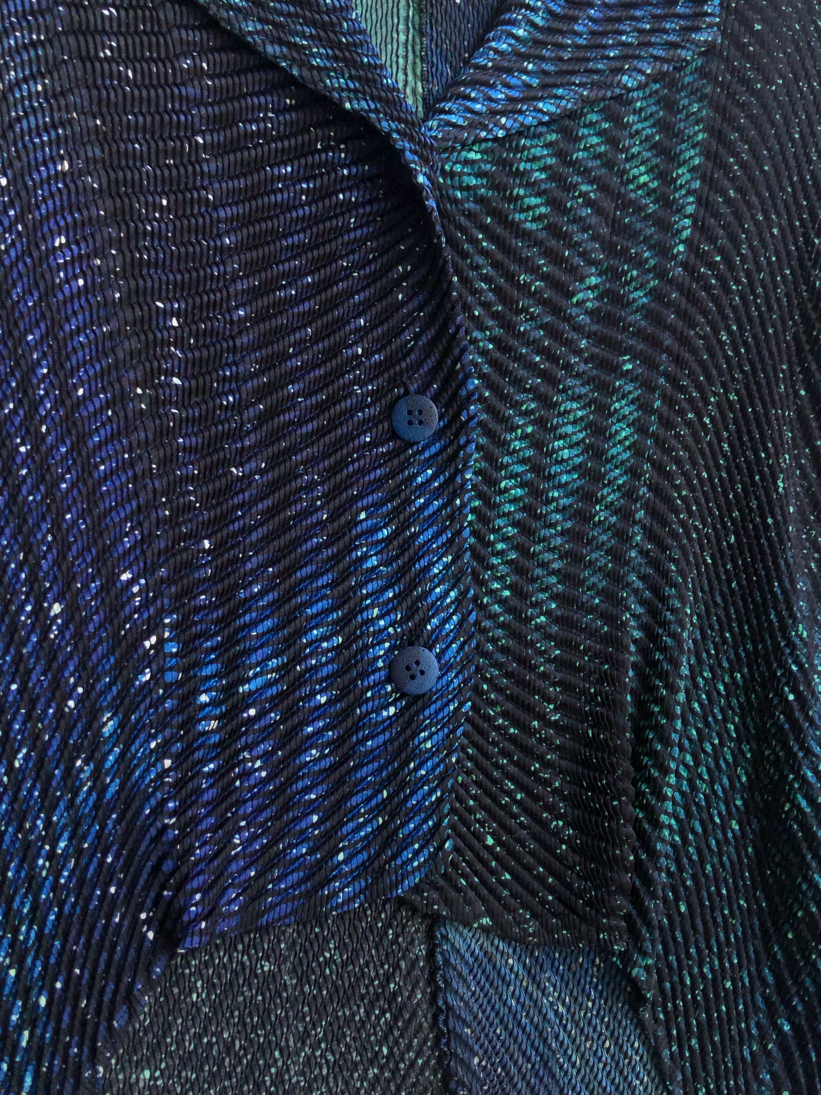 Issey Miyake RARE🔥A/W2016 GALAXY COSMOS PLEAT CARDIGAN JACKET Size M / US 6-8 / IT 42-44 - 5 Thumbnail