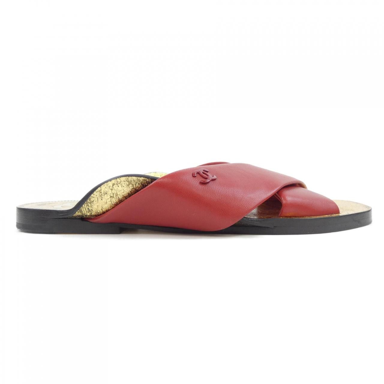 Chanel Chanel Chanel G35019X01000 Sandals Leather Shoes G35019X01000 DUTY FREE for USA Size ONE SIZE - 1 Thumbnail