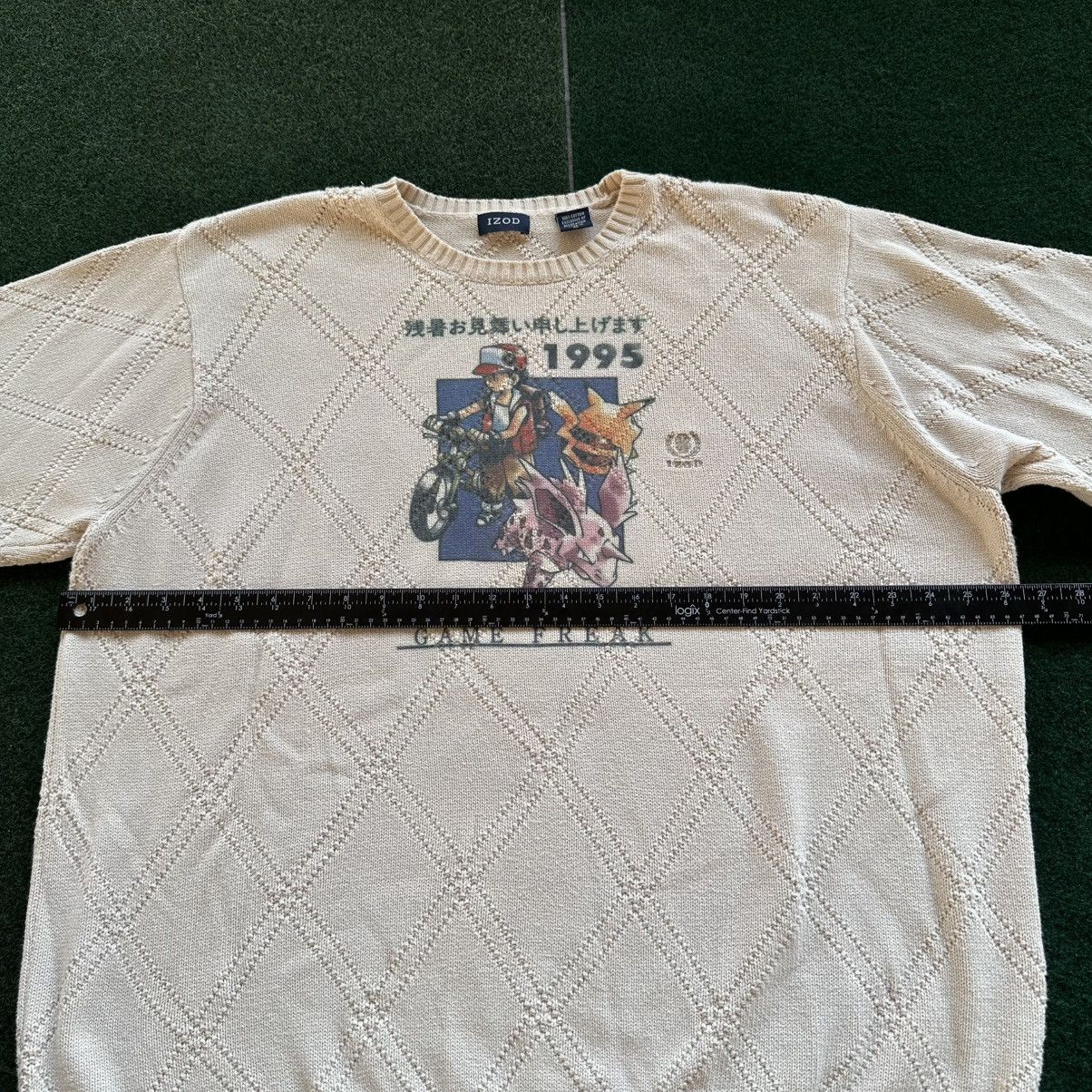 Izod 1/1 Custom Pokemon Japan White Izod Graphic Knit Sweater Size US XL / EU 56 / 4 - 4 Thumbnail