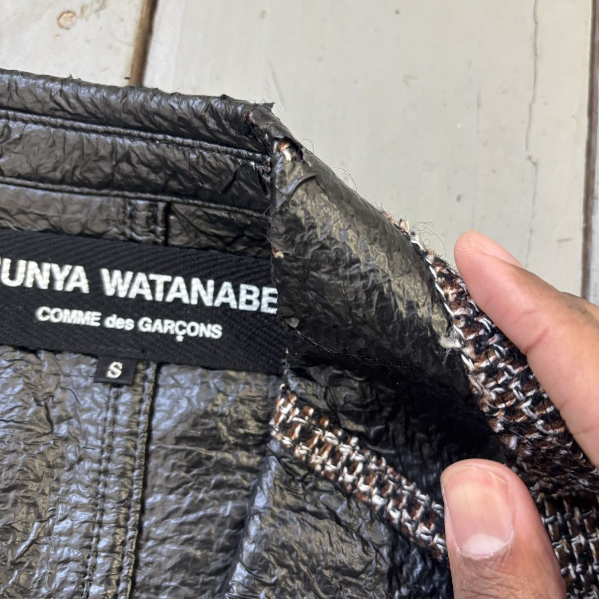 Junya Watanabe Woven Leather Lapel Blazer Size S / US 4 / IT 40 - 7 Thumbnail