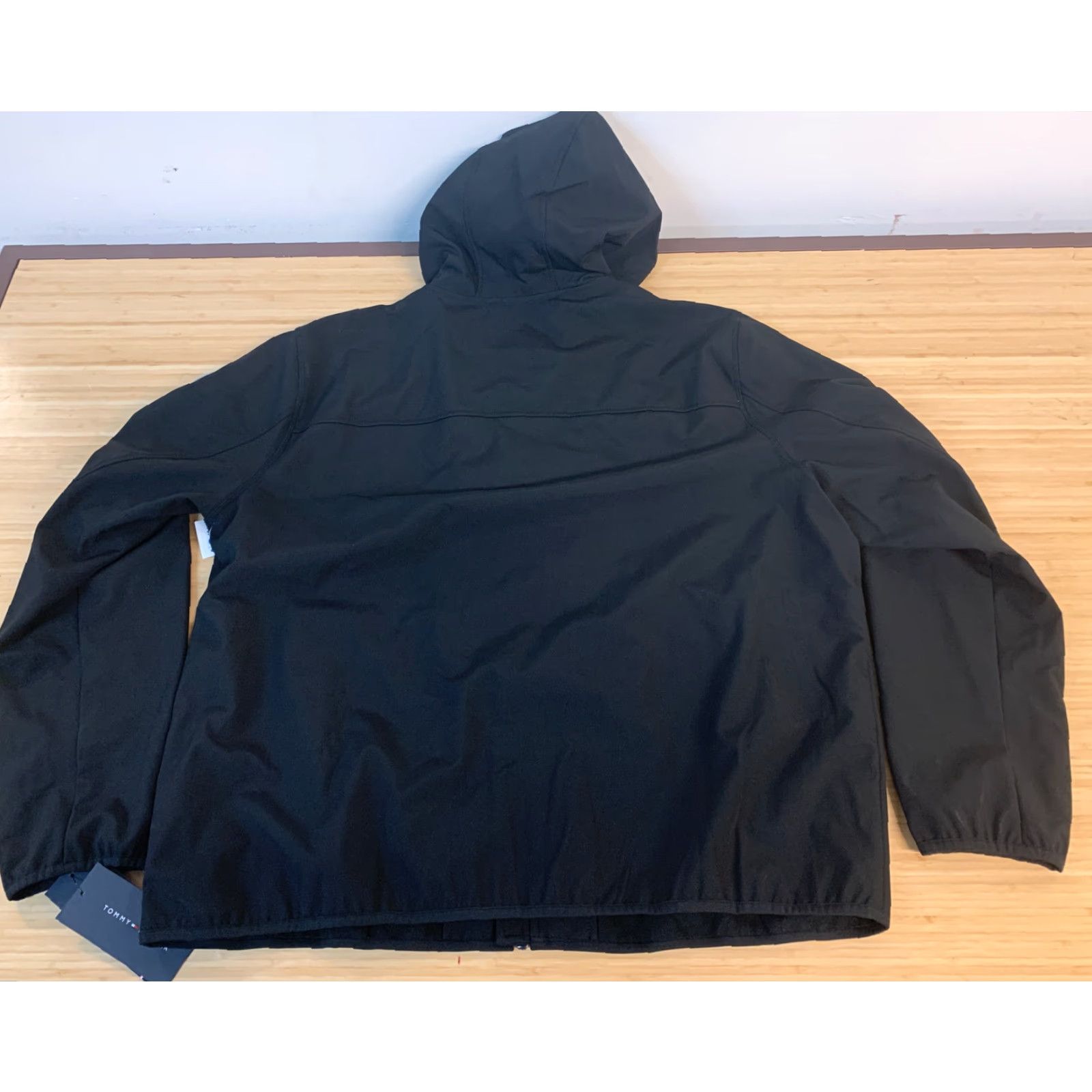 Tommy Hilfiger Tommy Hilfiger Men's Yachting Jacket Water Resistant Windbreaker Regular XL Black Logo Zip Jacket Mens Windbreaker Yacht Jacket New w Tags Size US XL / EU 56 / 4 - 7 Thumbnail