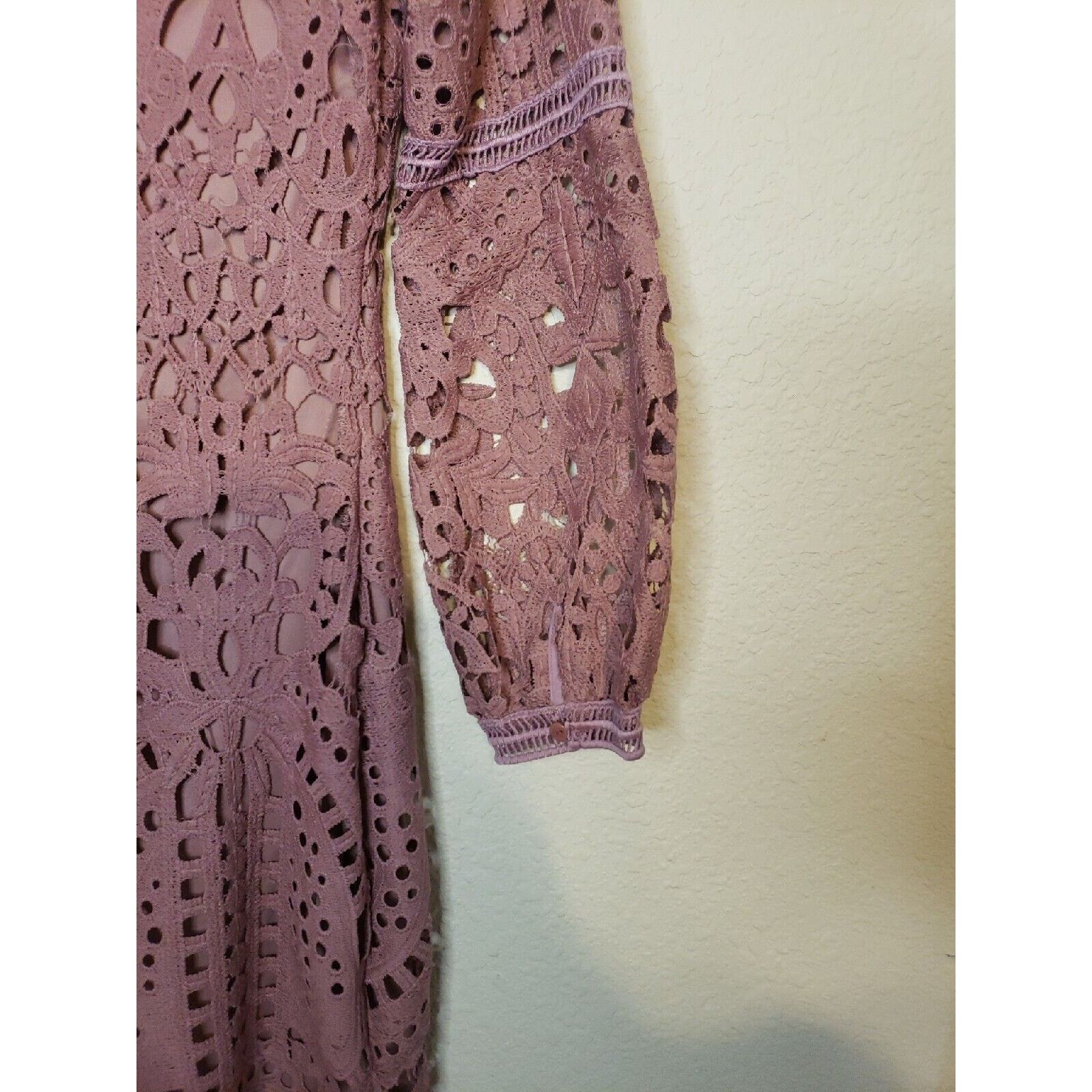 Other Womens SMALL Jessakae Crochet Lace Mesh Short Sleeve Dress Size S / US 4 / IT 40 - 13 Thumbnail