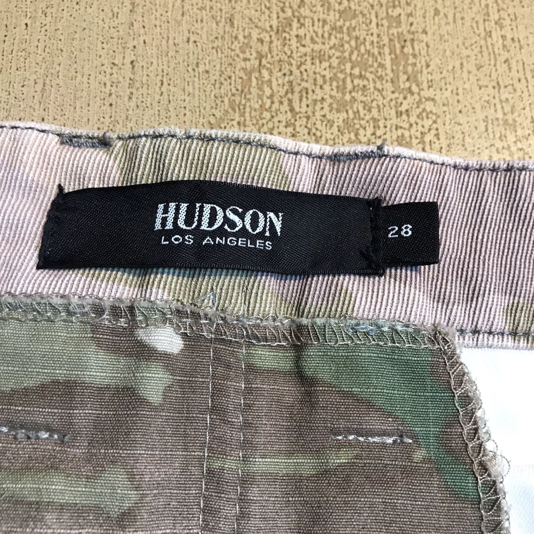 Vintage Hudson Cargo Pants Camouflage Womens Tag 28 X 27 Inseam Scam Wash Code Size 28" / US 6 / IT 42 - 6 Thumbnail