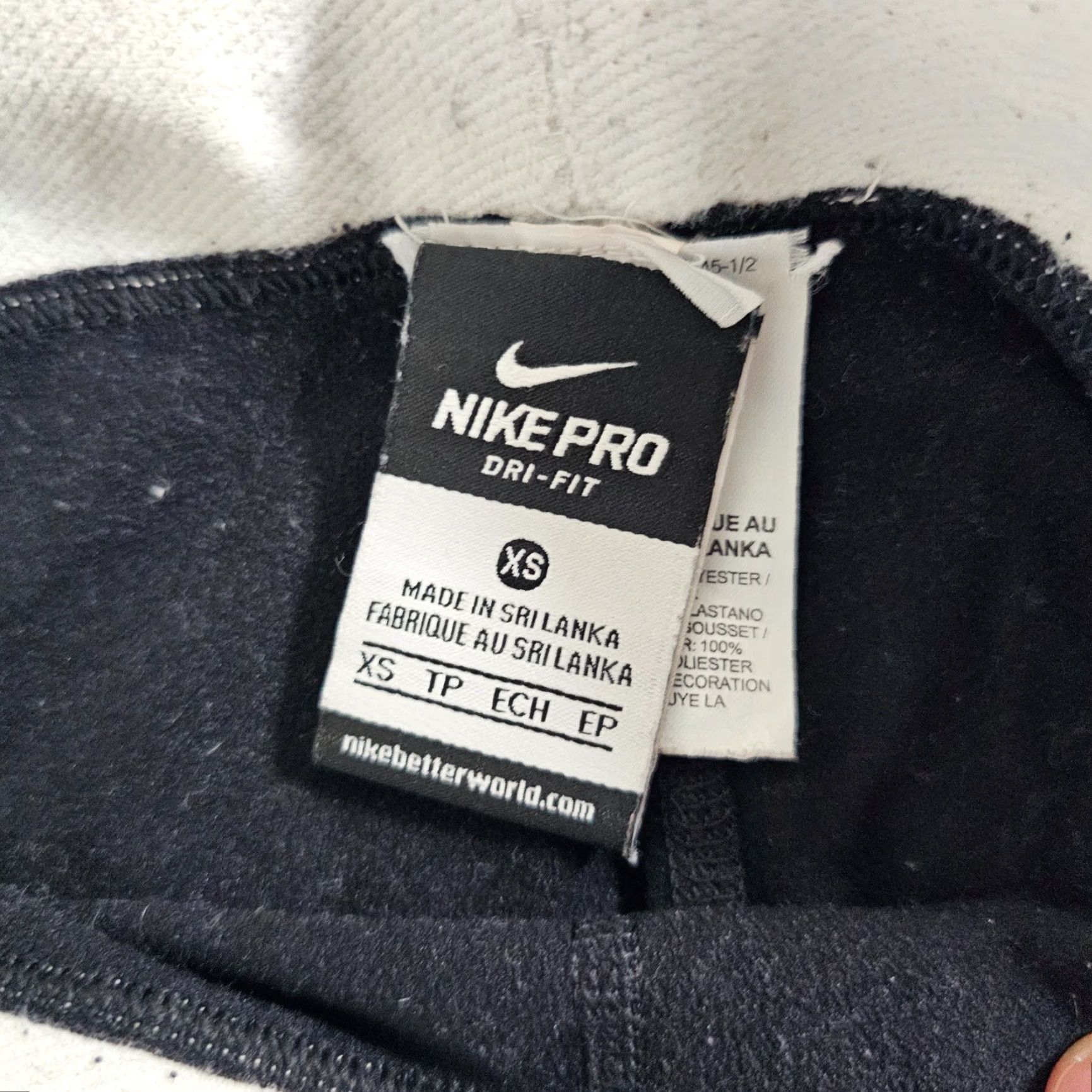 Nike Nike Pro Ankle Leggings XS Black Leopard w/ Pink Letters Training Waist Athletic Size 26" / US 2 / IT 38 - 3 Thumbnail