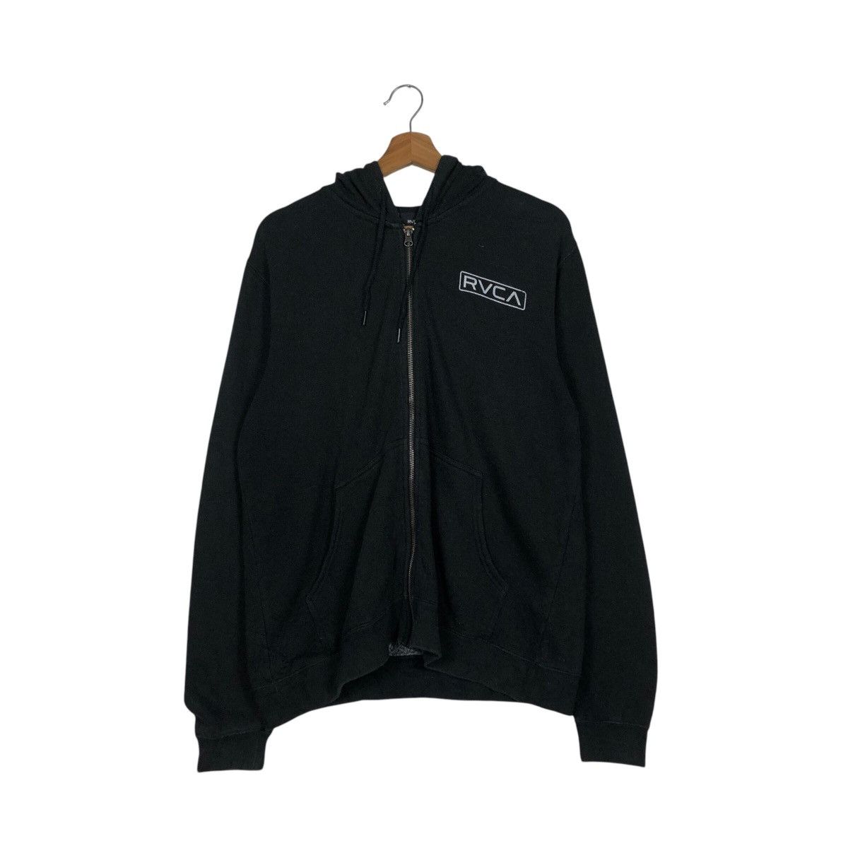 Japanese Brand 📌Vintage Hoodie Zipper Sweater Rvca Big Logo Spell Out Size US S / EU 44-46 / 1 - 13 Thumbnail