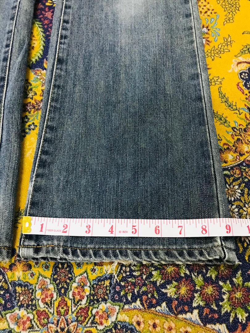 Edwin 💥Flare💥VINTAGE EDWIN 503 DISTRESSED DENIM Size 30" / US 8 / IT 44 - 12 Thumbnail