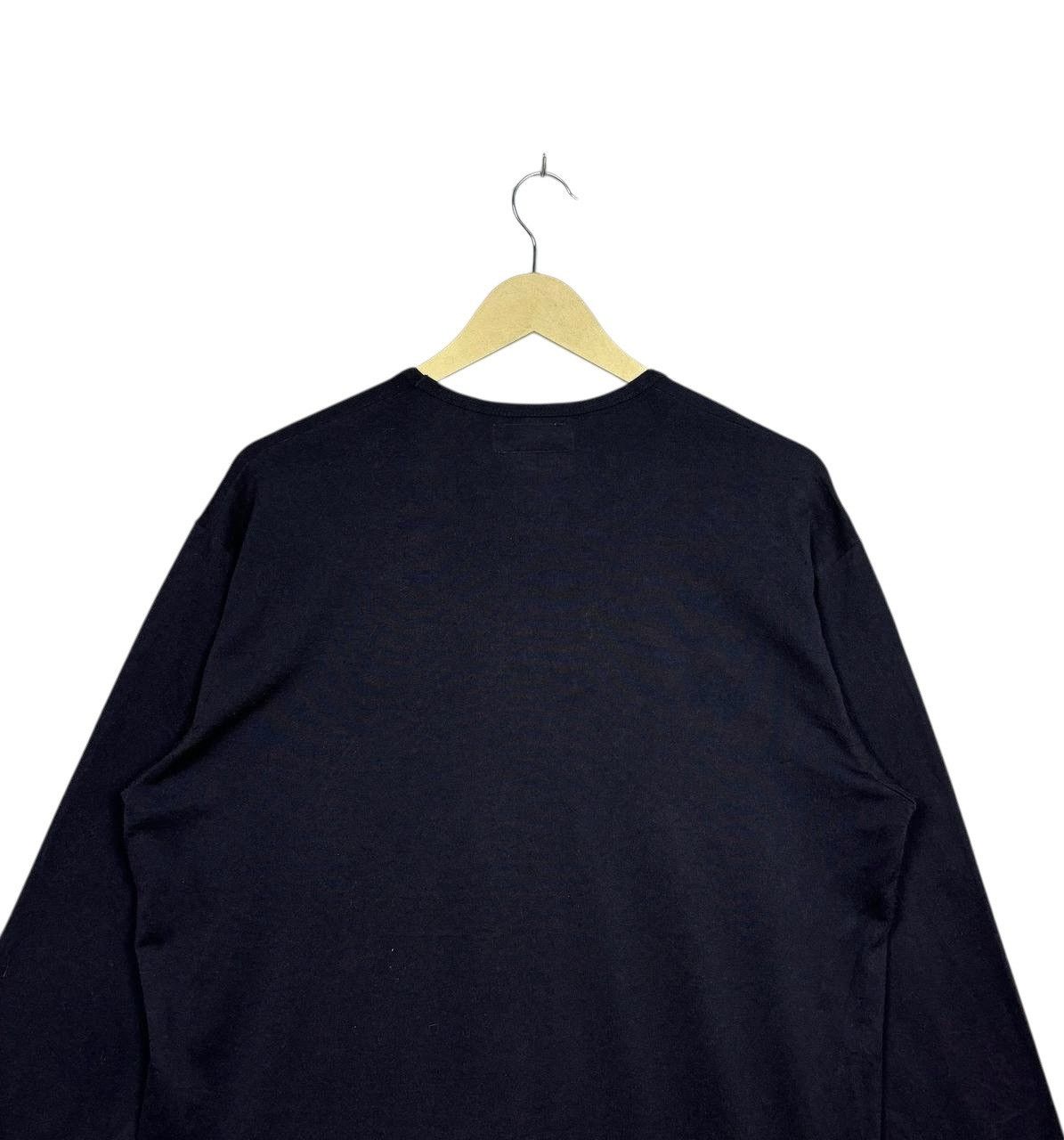 Yohji Yamamoto SS94 Yohji Yamamoto Pour Homme Tonal Crow Embroidery T-Shirt Size US M / EU 48-50 / 2 - 5 Thumbnail