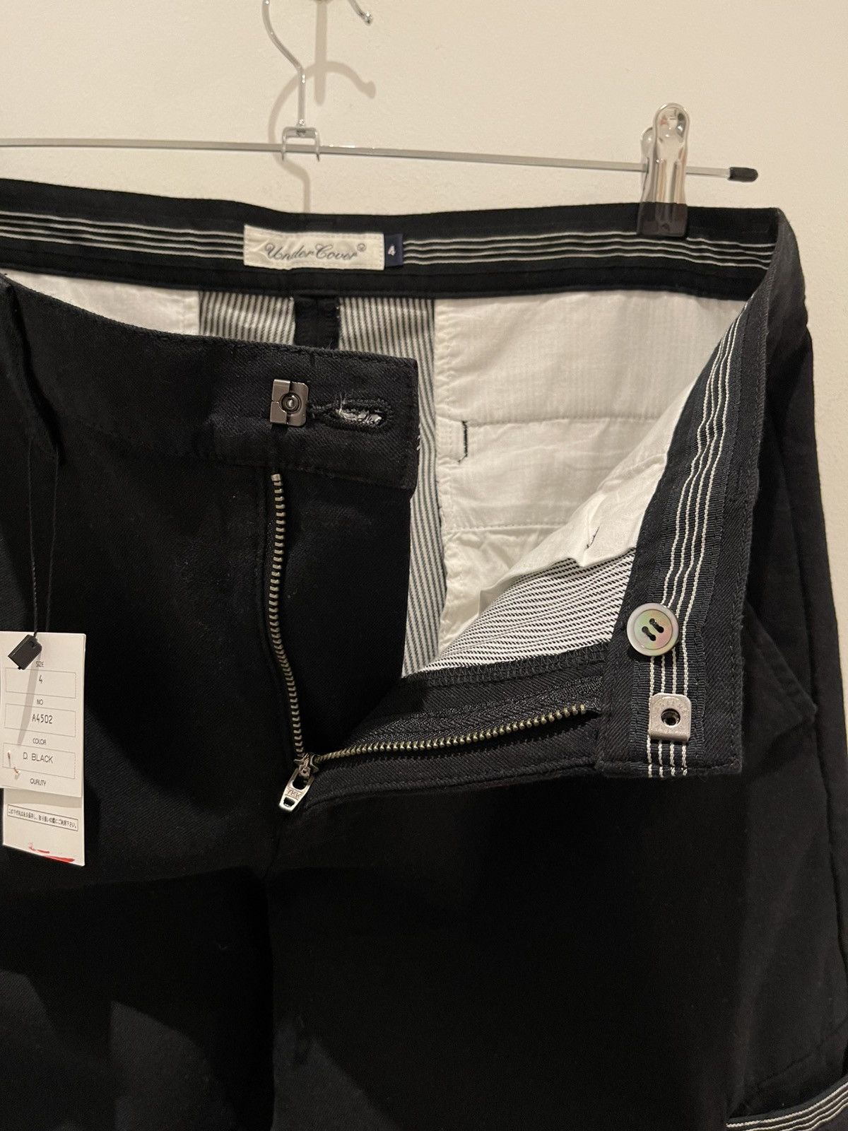 Undercover Undercover SS08 Summer Madness Black Straight Fit Trousers Size US 31 - 18 Thumbnail
