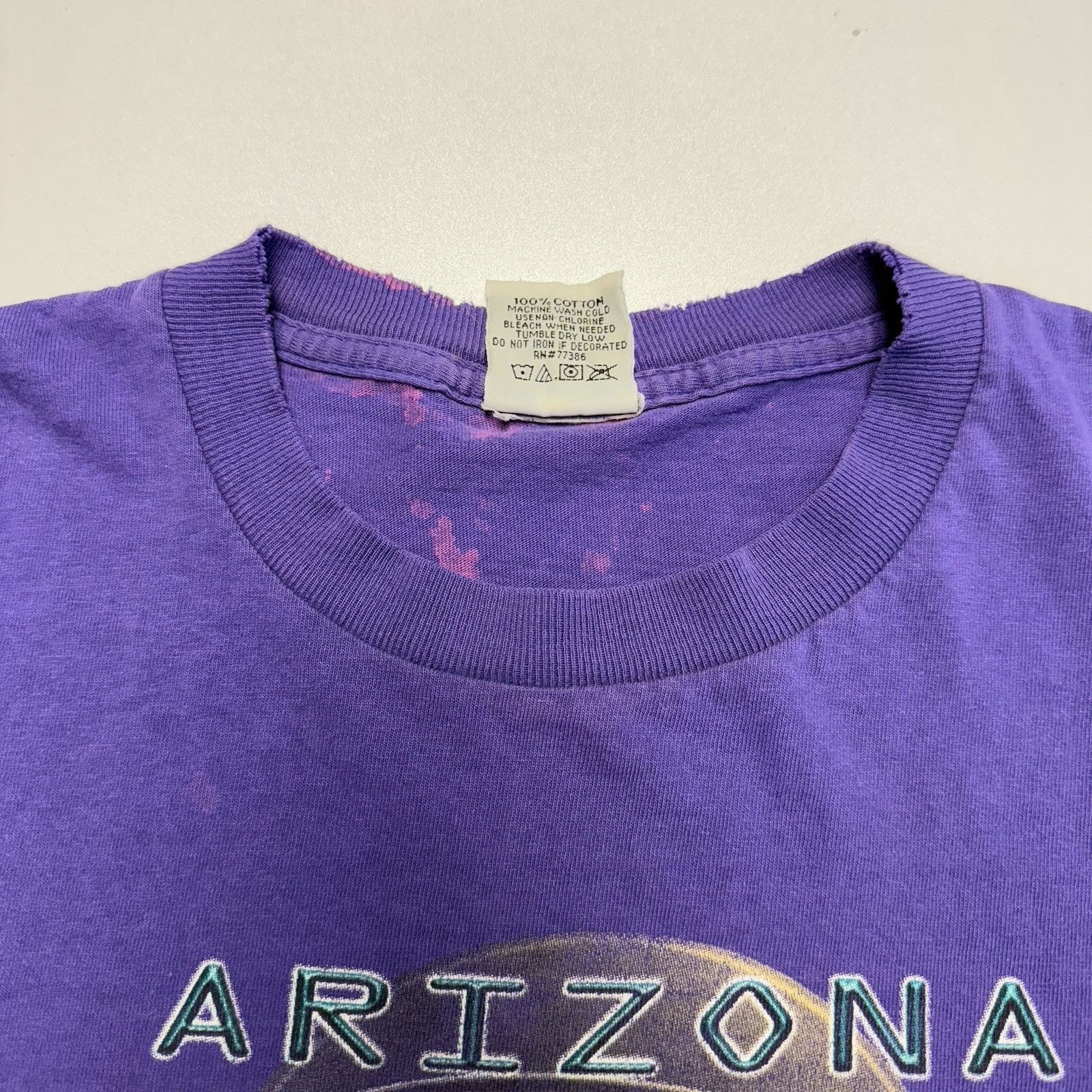 Vintage Vintage Arizona Diamondbacks T Shirt Mens Large 21.5x26.5 Y2 Size US L / EU 52-54 / 3 - 12 Thumbnail