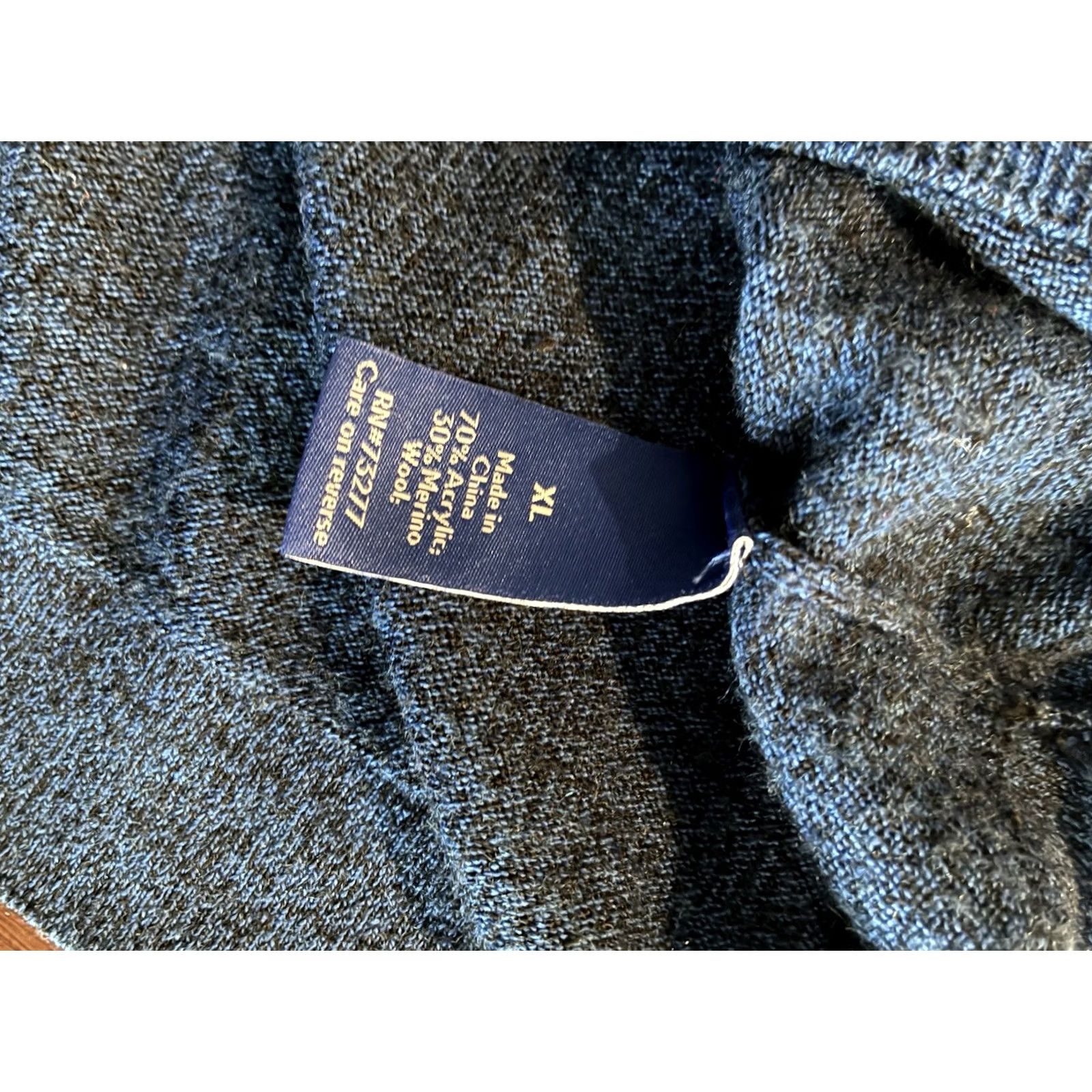 Apt. 9 APT.9 Men’s Light Blue V-Neck Sweater XL Merino Wool Blend Pullover Knit Solid Long Sleeve Shirts Mens Size US XL / EU 56 / 4 - 7 Thumbnail
