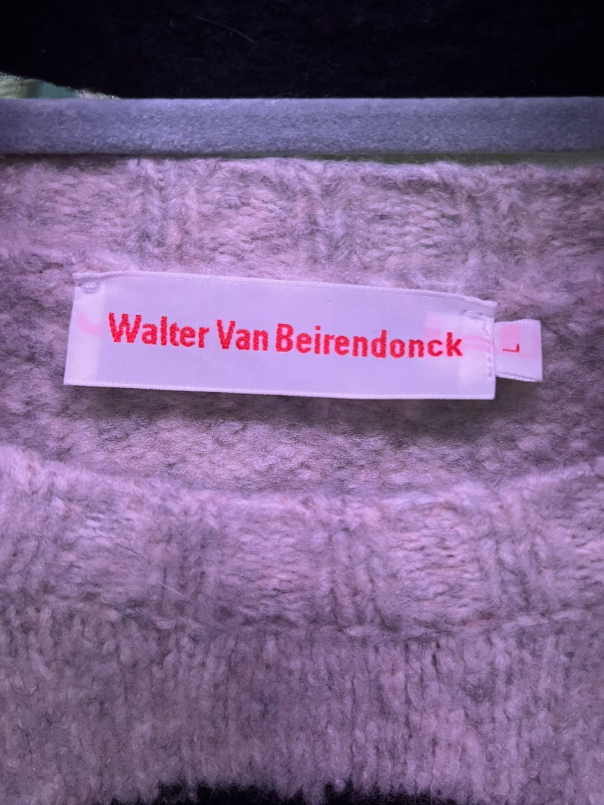 Walter Van Beirendonck Moon Eye Scarf Knit Sweater Size US L / EU 52-54 / 3 - 5 Thumbnail