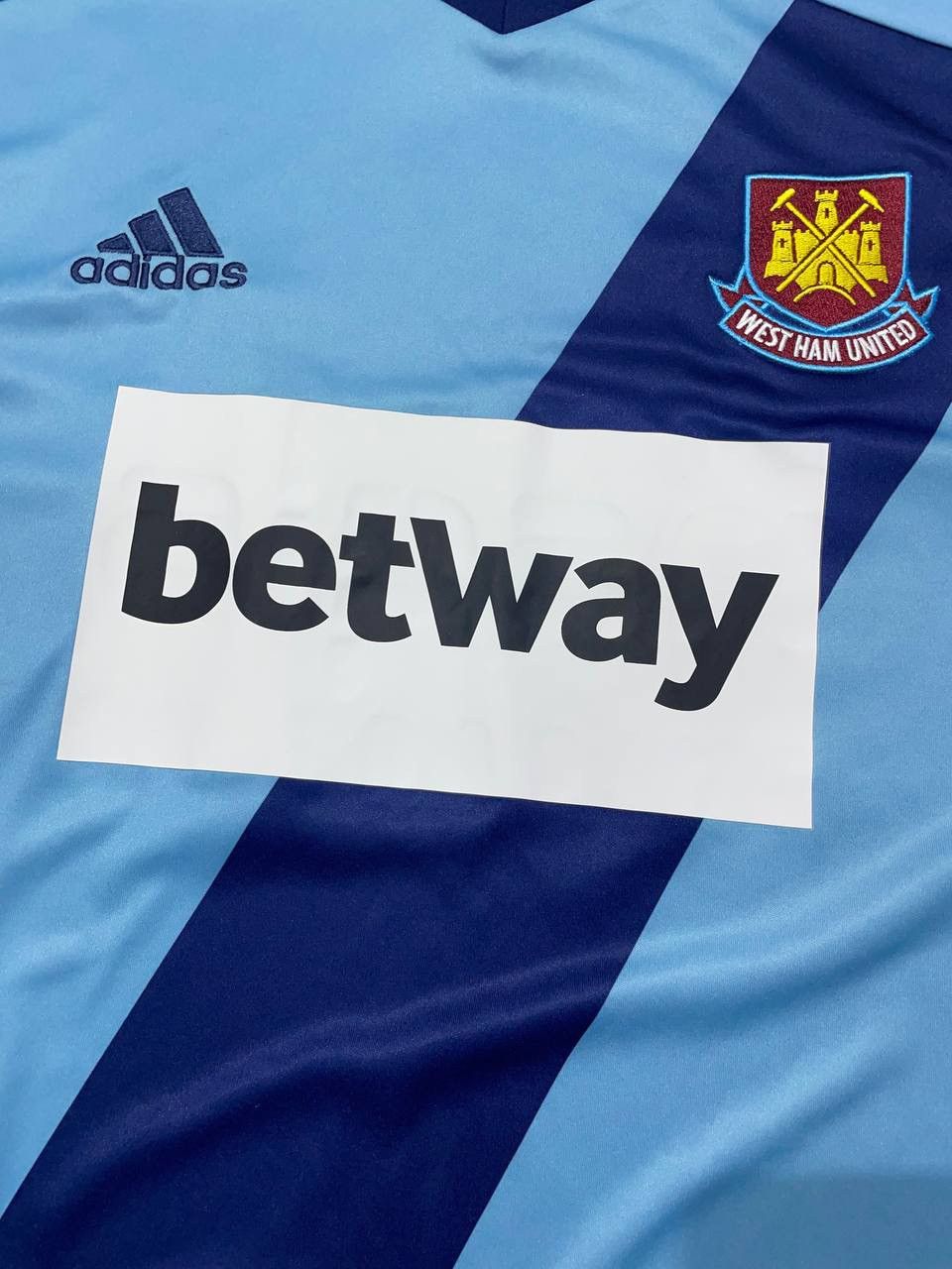 Adidas Adidas West Ham United 2014 2015 Away Shirt Soccer Jersey Size US L / EU 52-54 / 3 - 4 Thumbnail