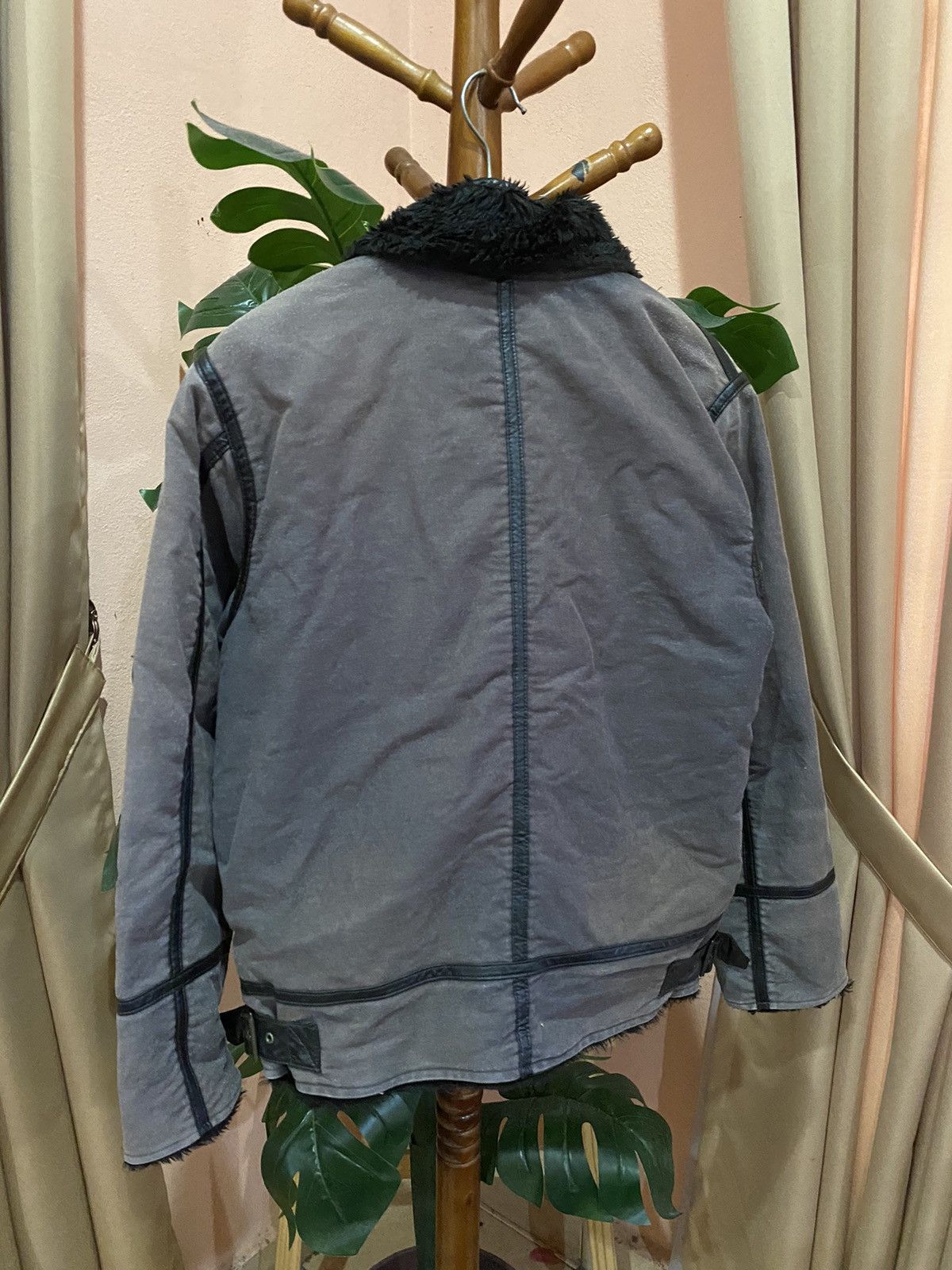 Edwin Edwin Vintage Shearling Collar Jacket - Gray Size US M / EU 48-50 / 2 - 12 Thumbnail