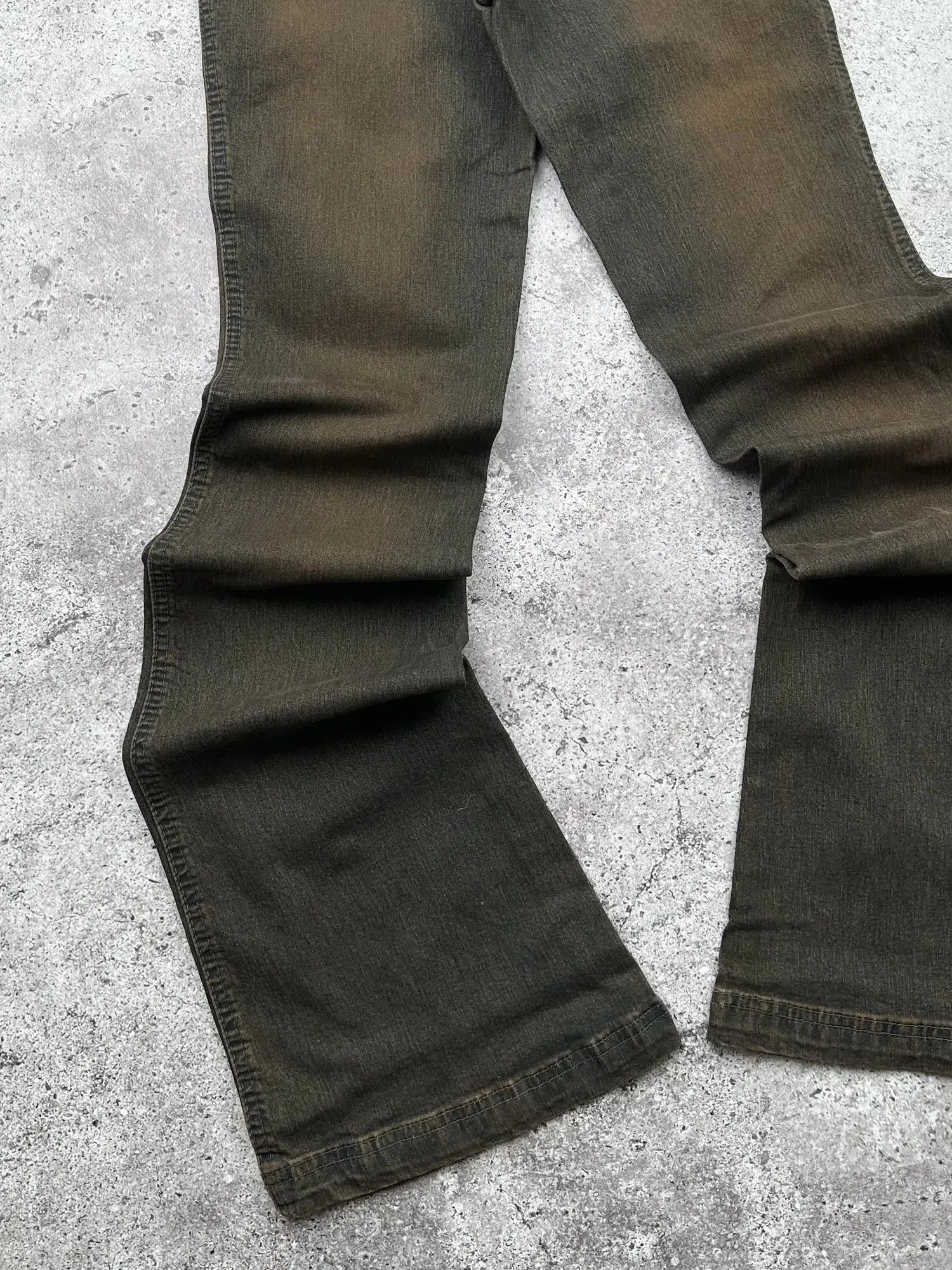 Japanese Brand Vintage Flare Faded Jeans C544(V265) Size 25" / US 0 / IT 36 - 7 Thumbnail