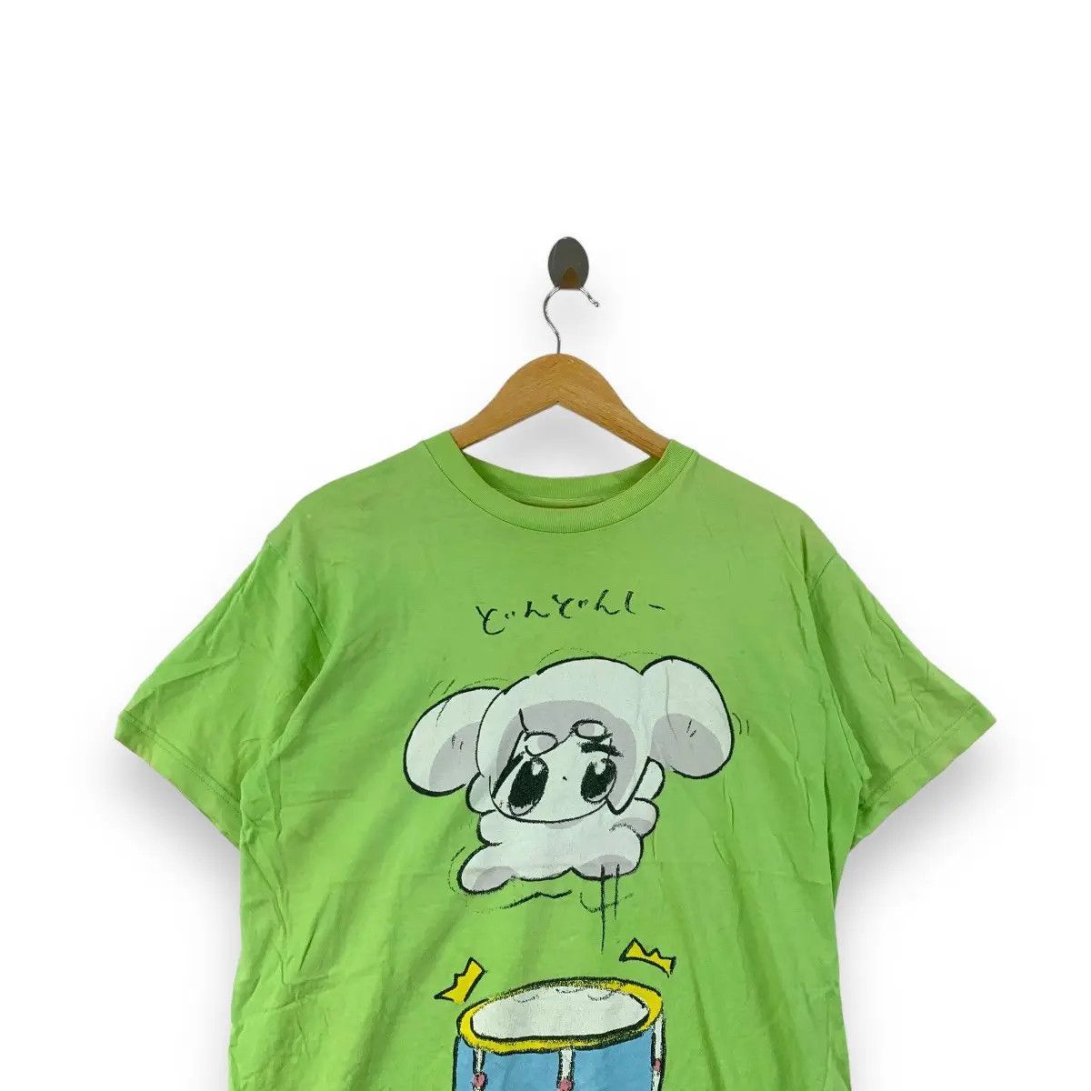 Japanese Brand OTAKU OMOCHI ALIEN Manga Anime Mascot Tee Shirt Top Size US M / EU 48-50 / 2 - 2 Thumbnail