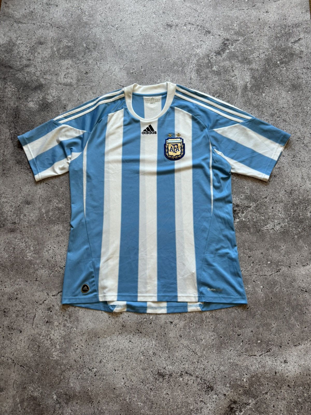 Adidas 🔥ADIDAS ARGENTINA 2010 2011 WORLD CUP FOOTBALL SOCCER JERSEY Size US XL / EU 56 / 4 - 1 Thumbnail