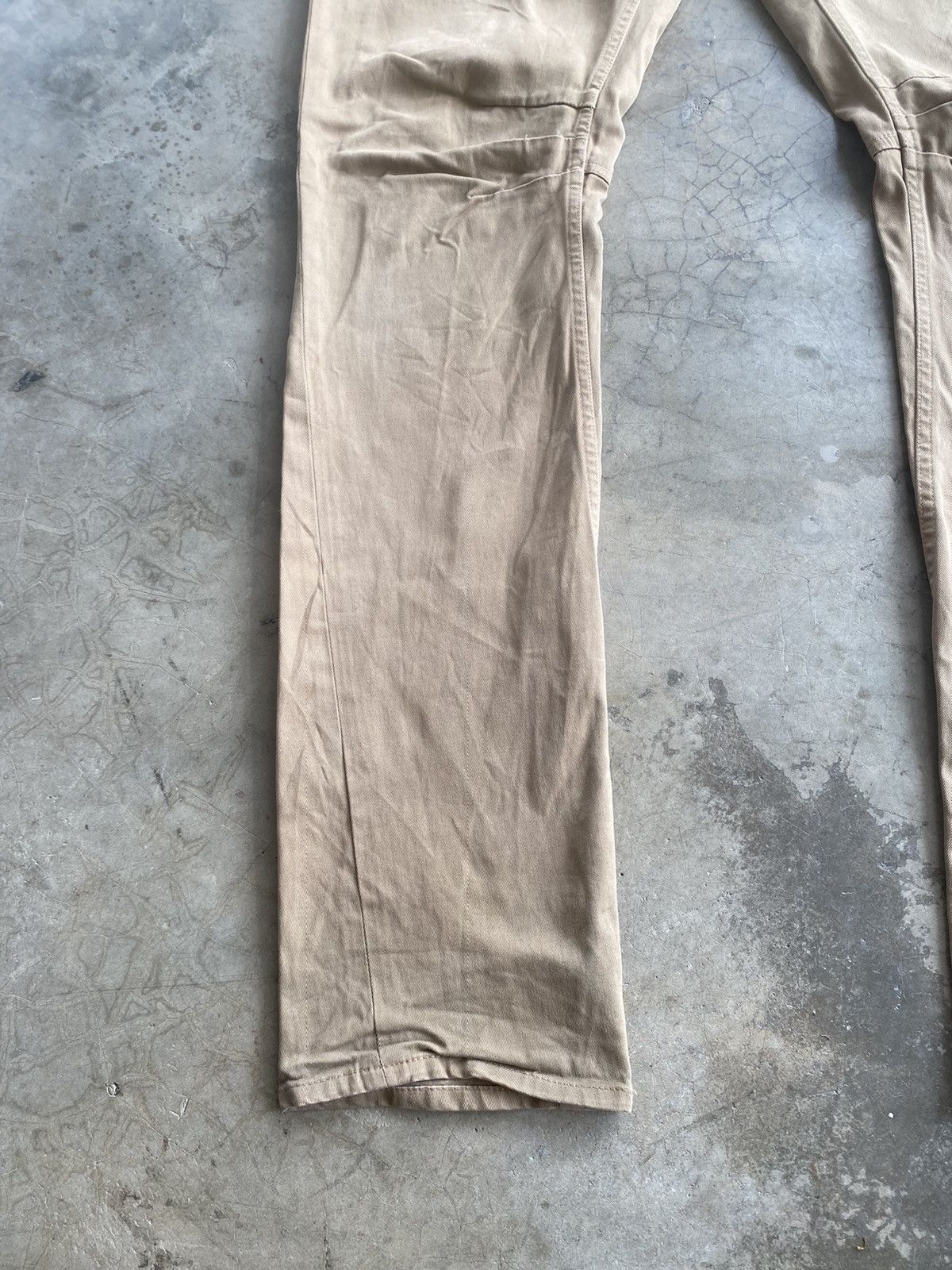 Japanese Brand Japanese 291295=Homme Python Bush Pocket Curve Leg Denim 121 Size US 33 - 2 Thumbnail