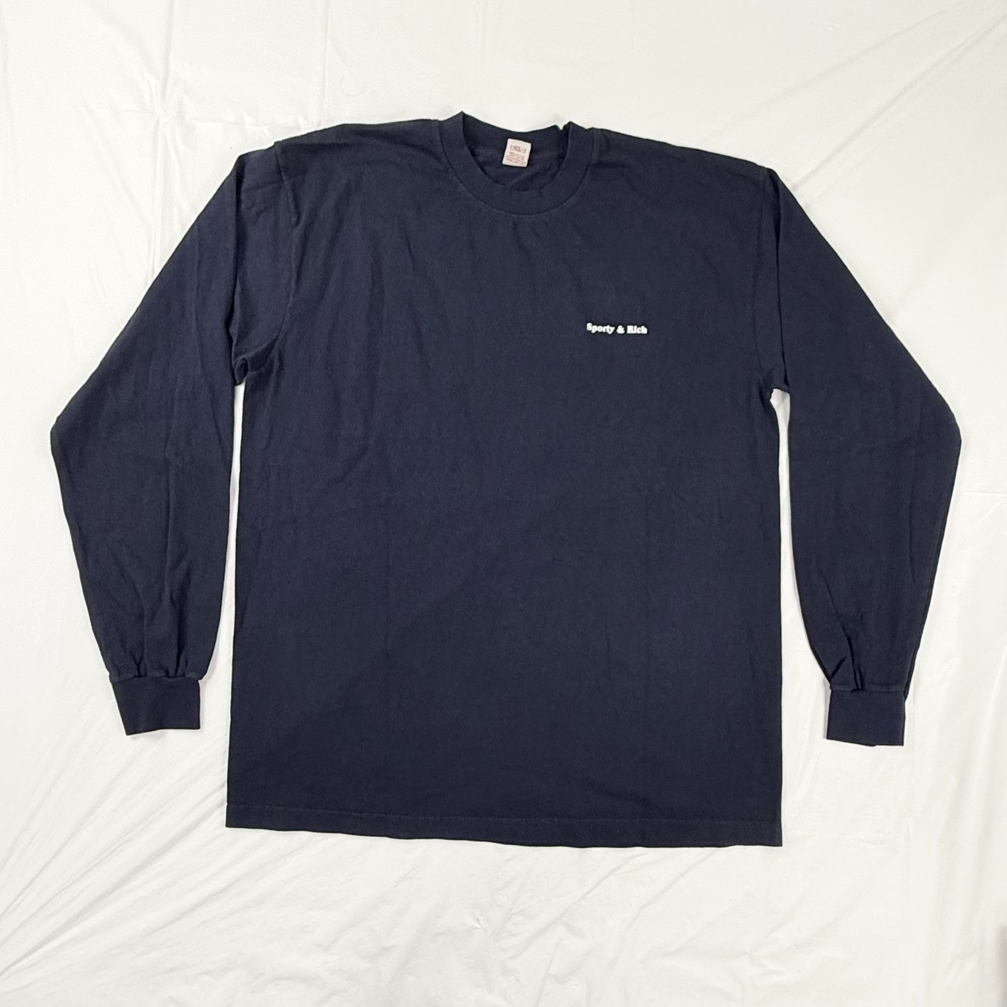 Other Sporty & Rich Navy Blue Long Sleeve T-Shirt Mens Large Size US L / EU 52-54 / 3 - 1 Thumbnail