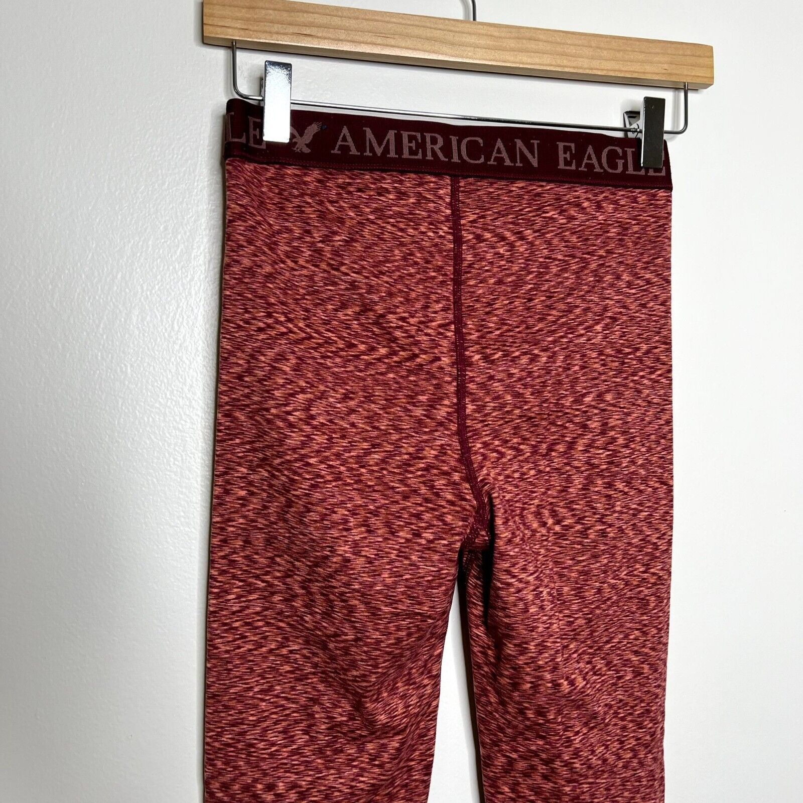 American Eagle Outfitters American Eagle Red High Rise Pajama Leggings Size 27" / US 4 / IT 40 - 4 Thumbnail