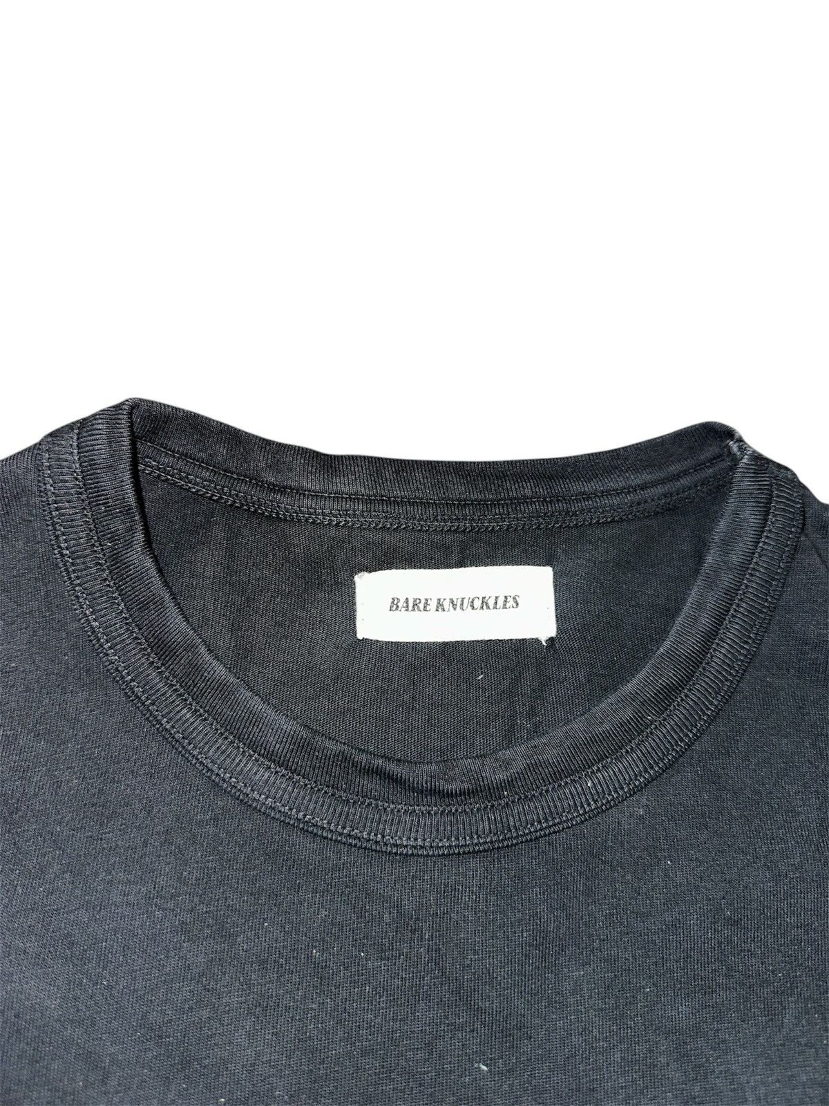 Bare Knuckles Bare Knuckles ‘Aged Black’ Basics T-shirt Size US XL / EU 56 / 4 - 3 Thumbnail