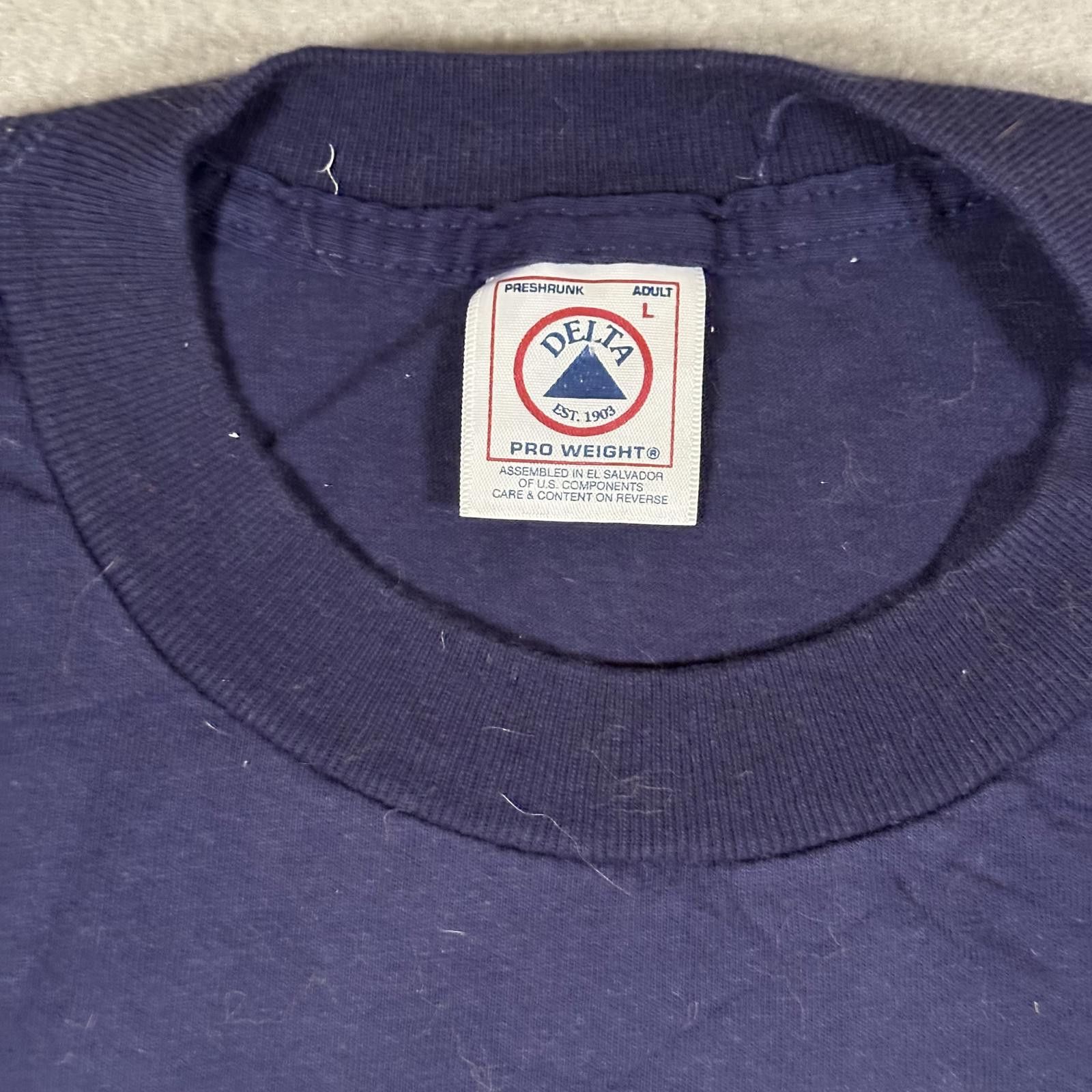 Delta Vintage Austin Powers Fat Bastard Navy graphic tee L 1999 Size US L / EU 52-54 / 3 - 5 Thumbnail