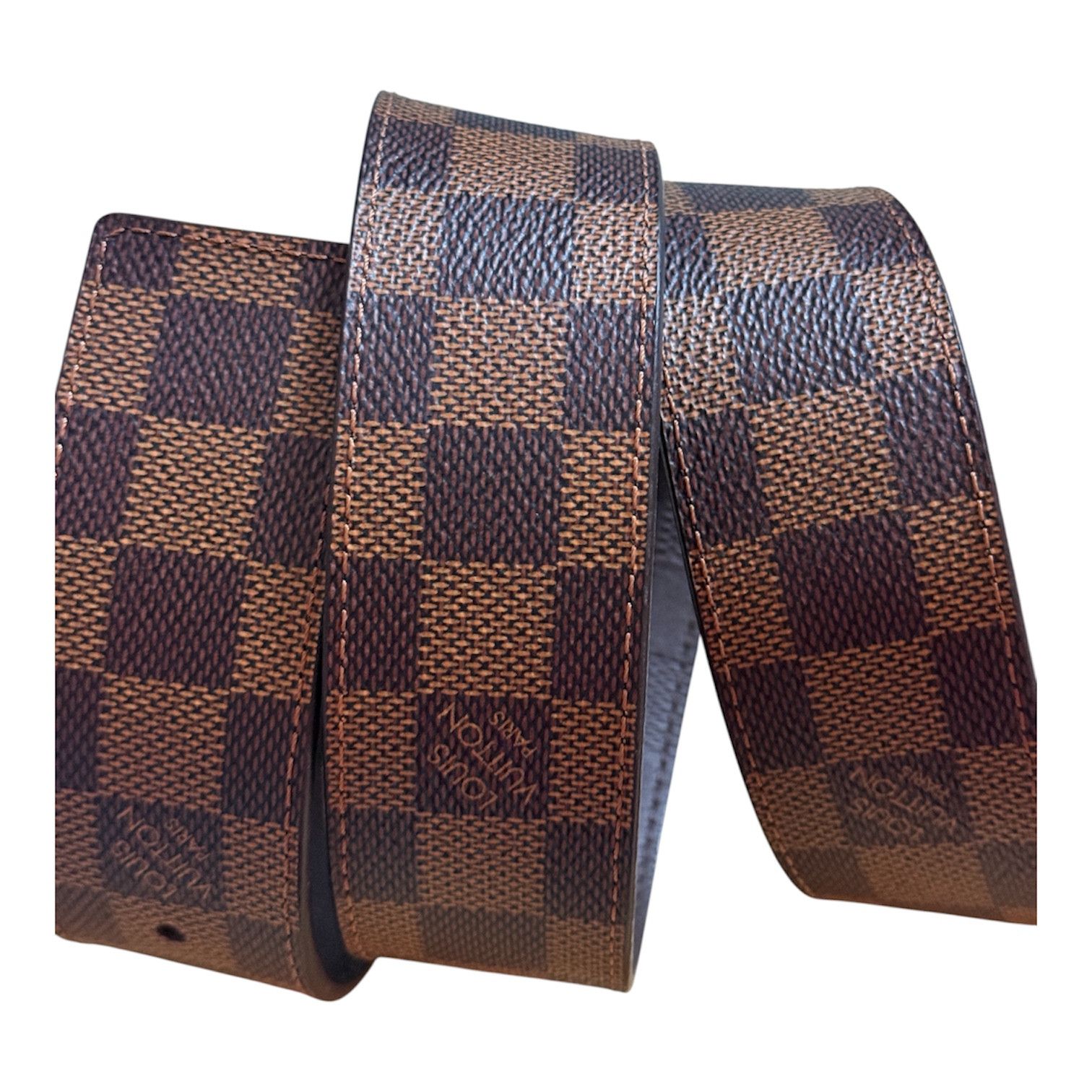 Louis Vuitton Louis Vuitton reversible damier belt gold buckle rare Size 32 - 2 Thumbnail