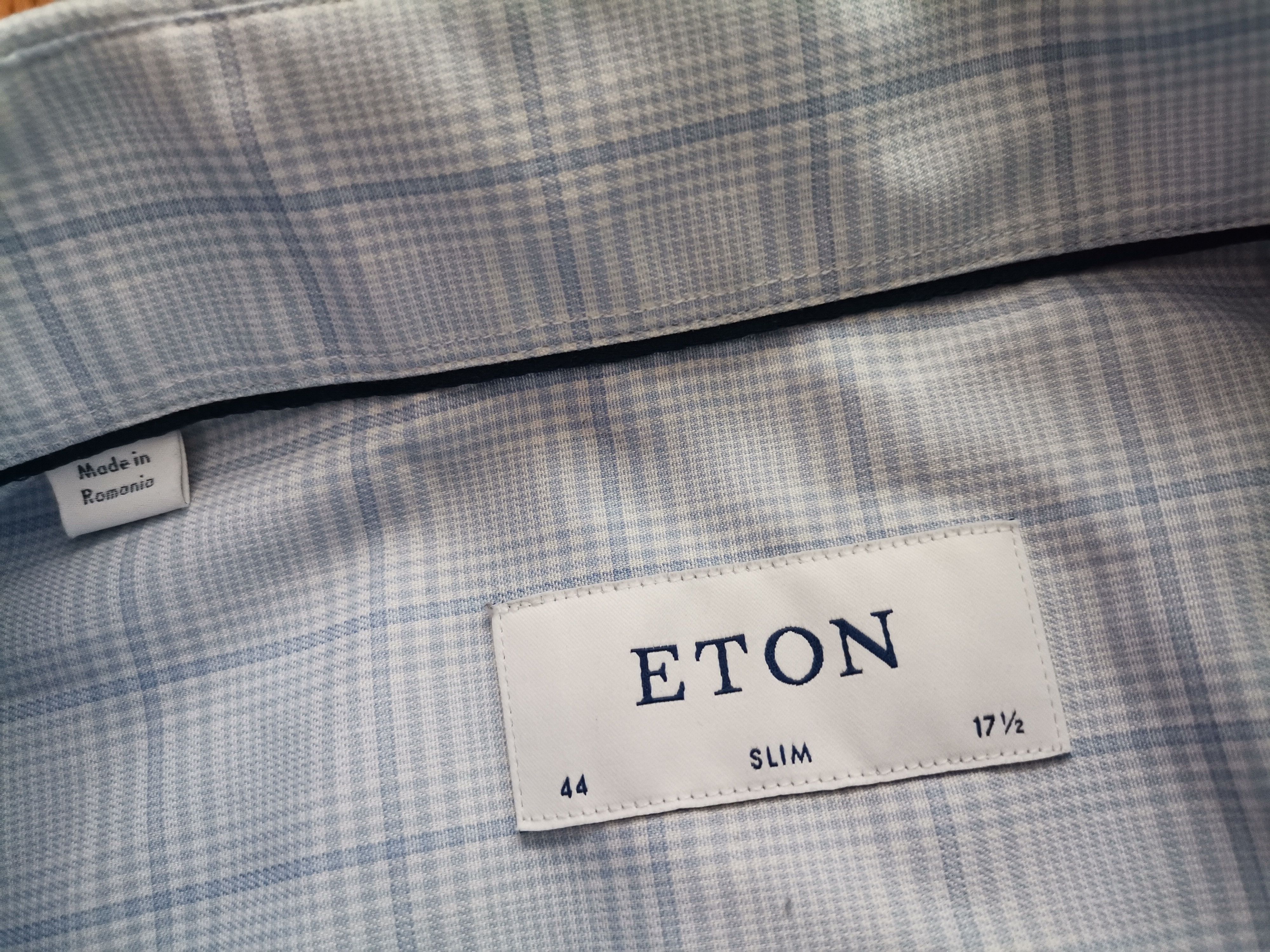 Eton Eton Checkered Shirt Size US XL / EU 56 / 4 - 2 Thumbnail